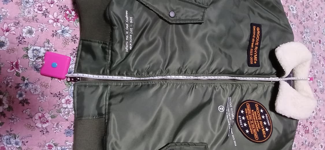 그루브라임 패치로고 이글 투웨이 항공점퍼(L사이즈) 상품이미지7