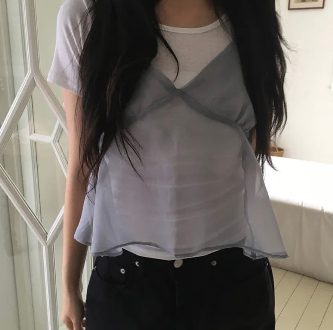 레이어드 뷔스티에 탑 상품이미지1