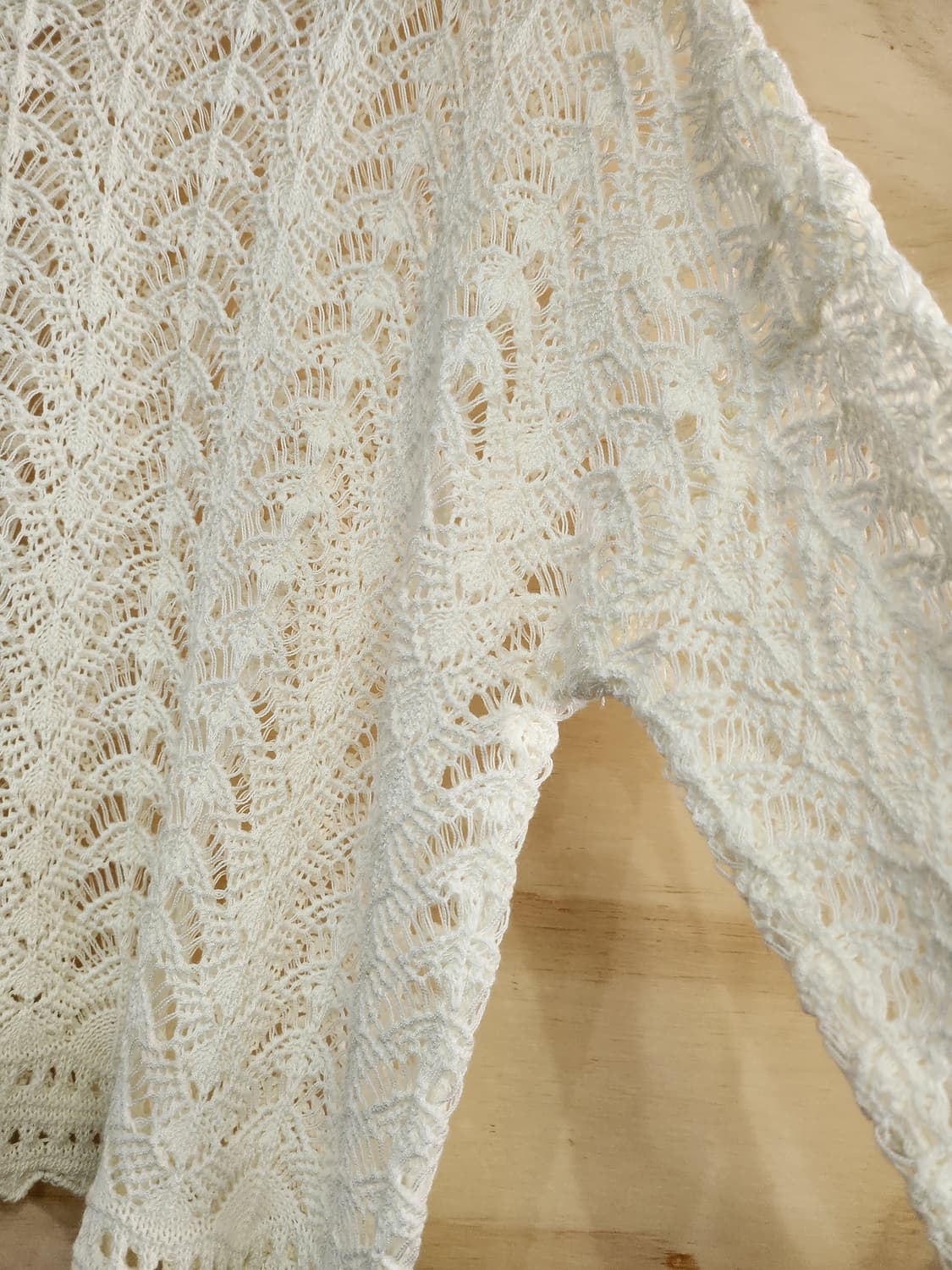 444) 사이다 그물 니트티 상품이미지4