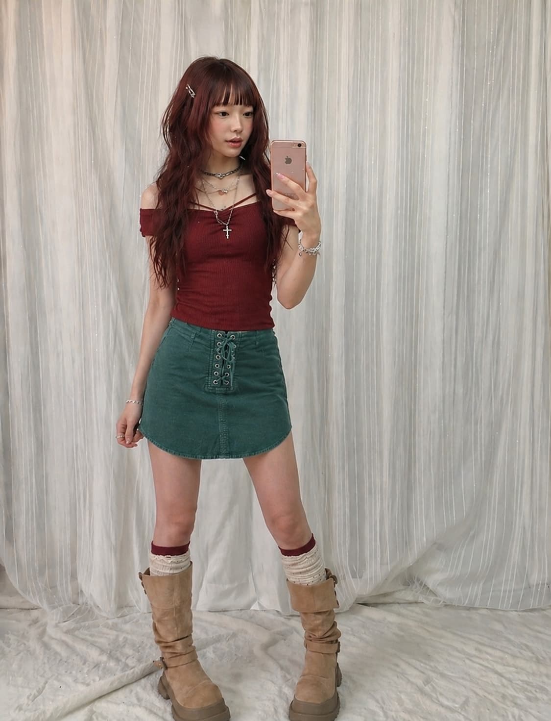 y2k 배드걸 코디 set 상품이미지2