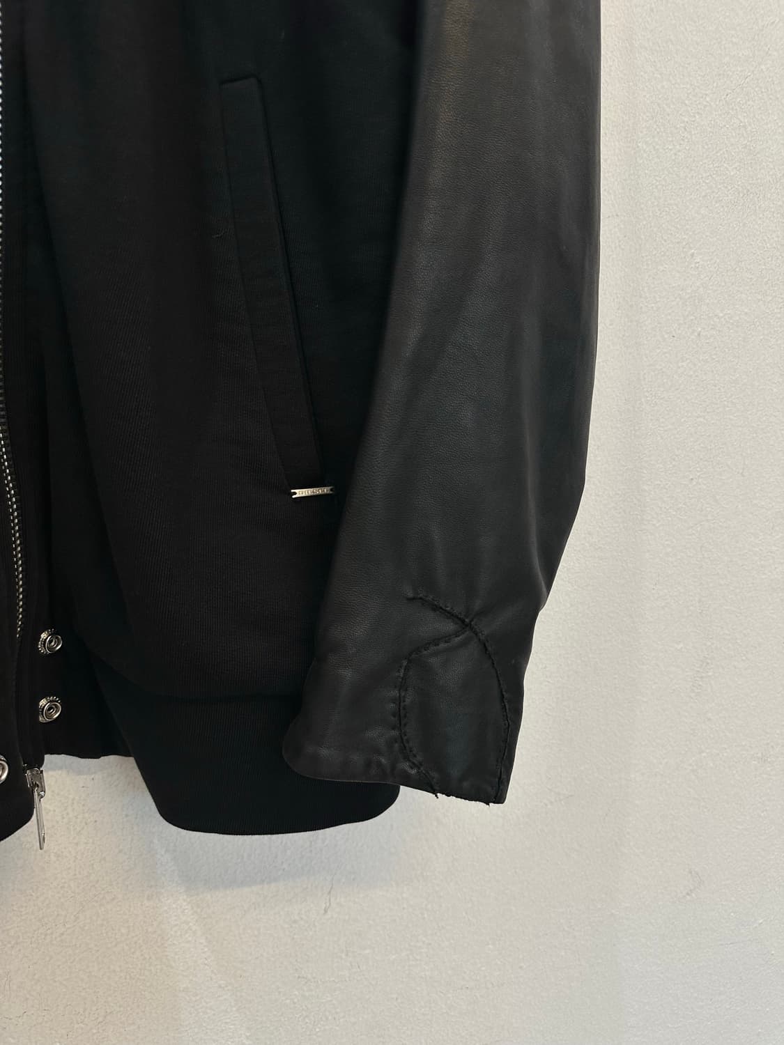 Diesel hybrid leather jacket 상품이미지4