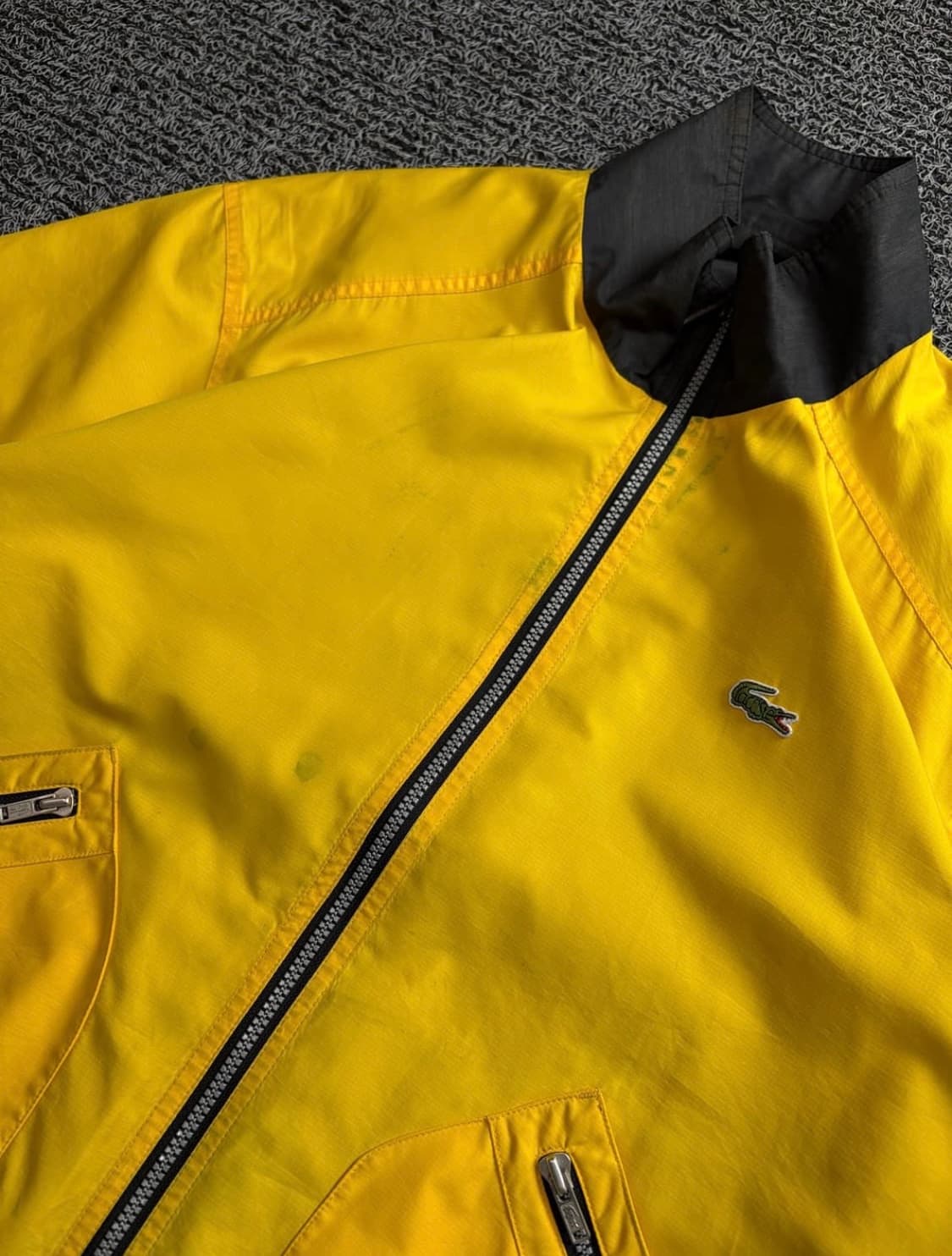 라코스테 올드스쿨 리버서블 블루종 자켓 3629 상품이미지5