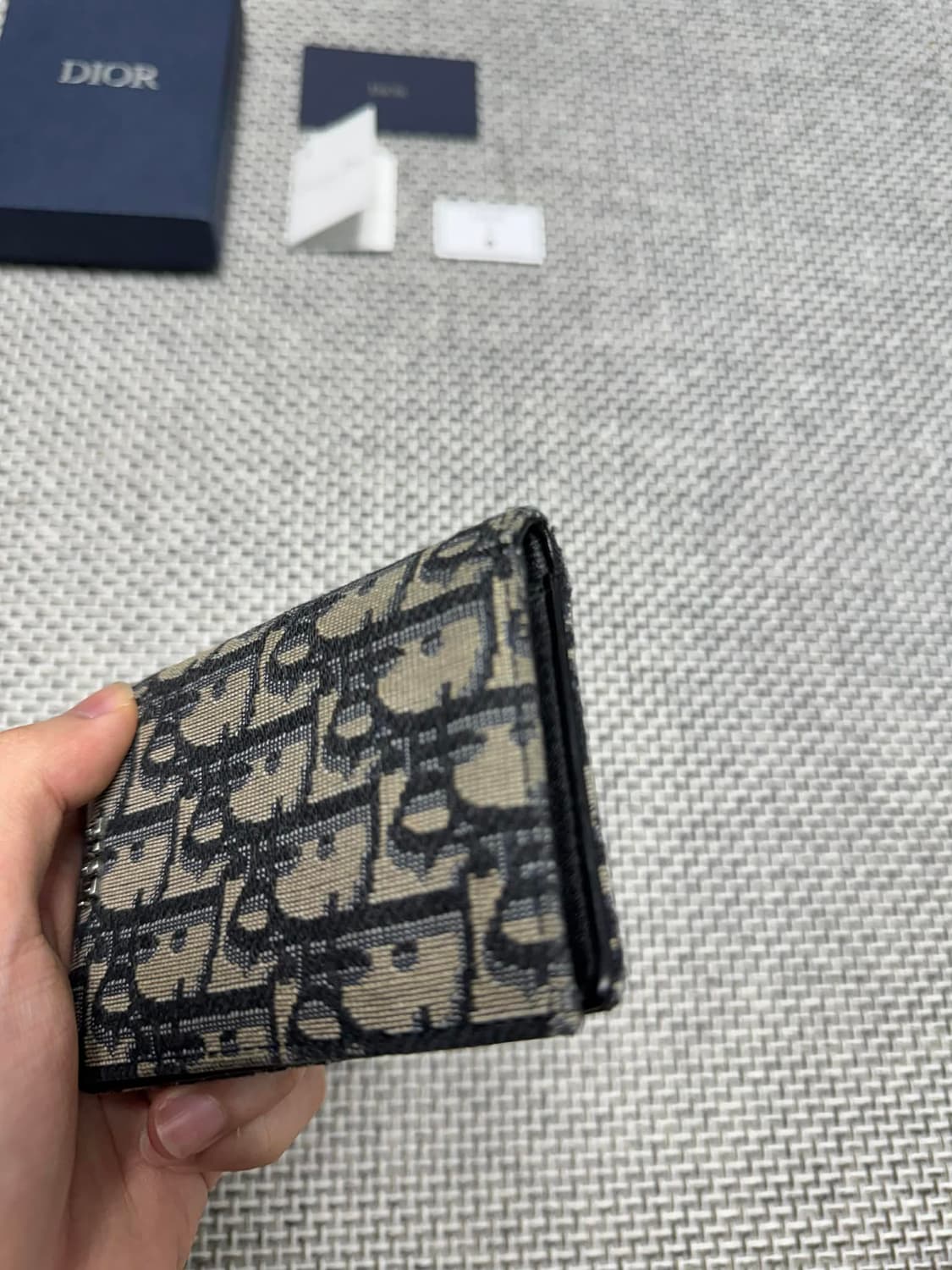 디올 오블리크 카드지갑 오거나이저 상품이미지7