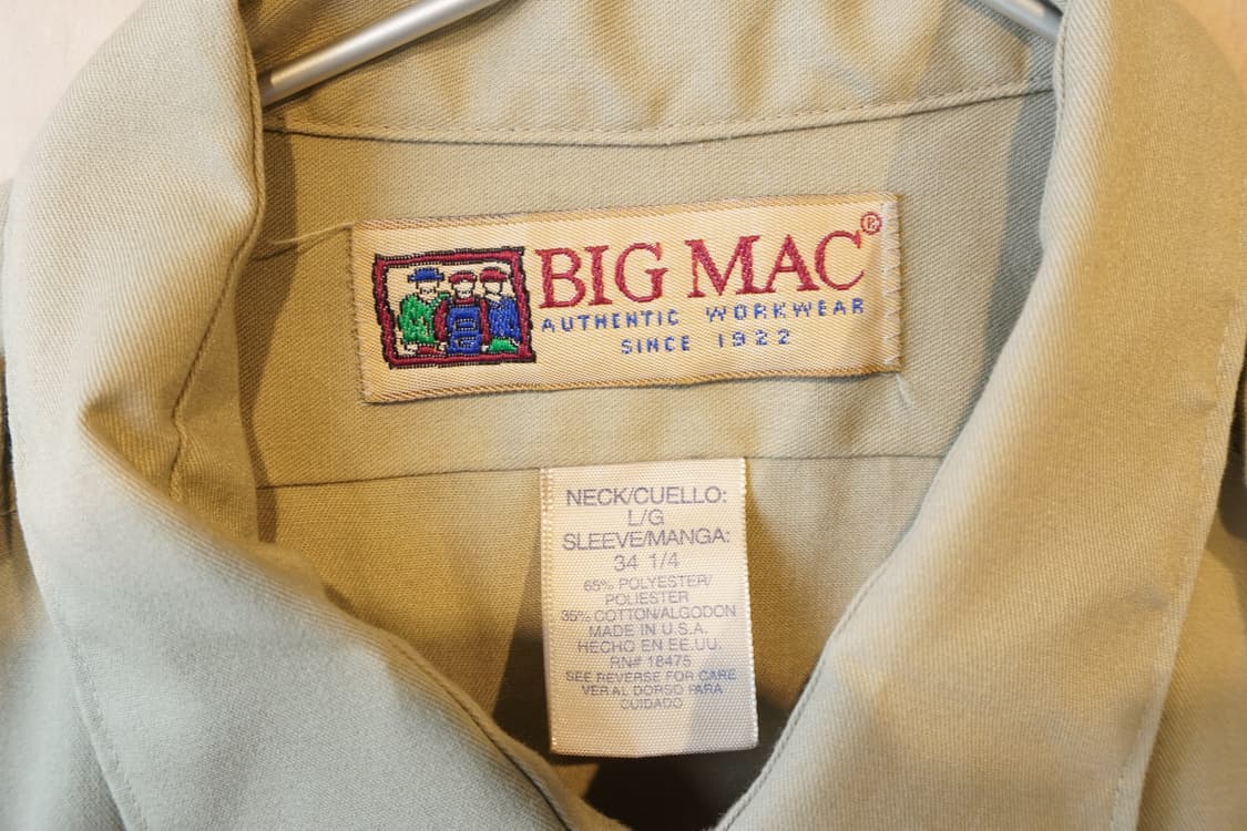 (105-107)80s 빅맥 USA 워크셔츠 BIG MAC 상품이미지10