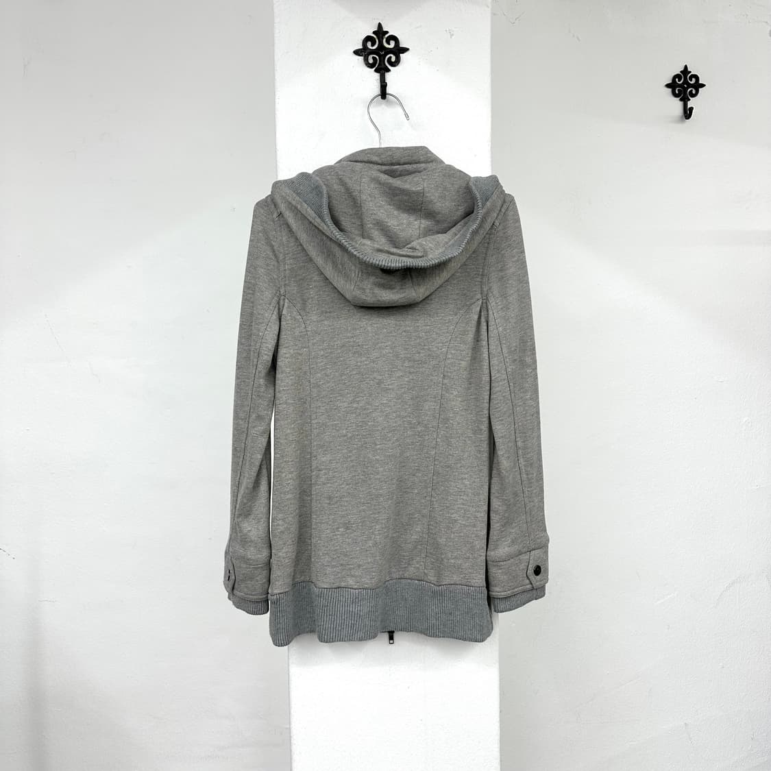 grey glitter hood jacket 상품이미지4