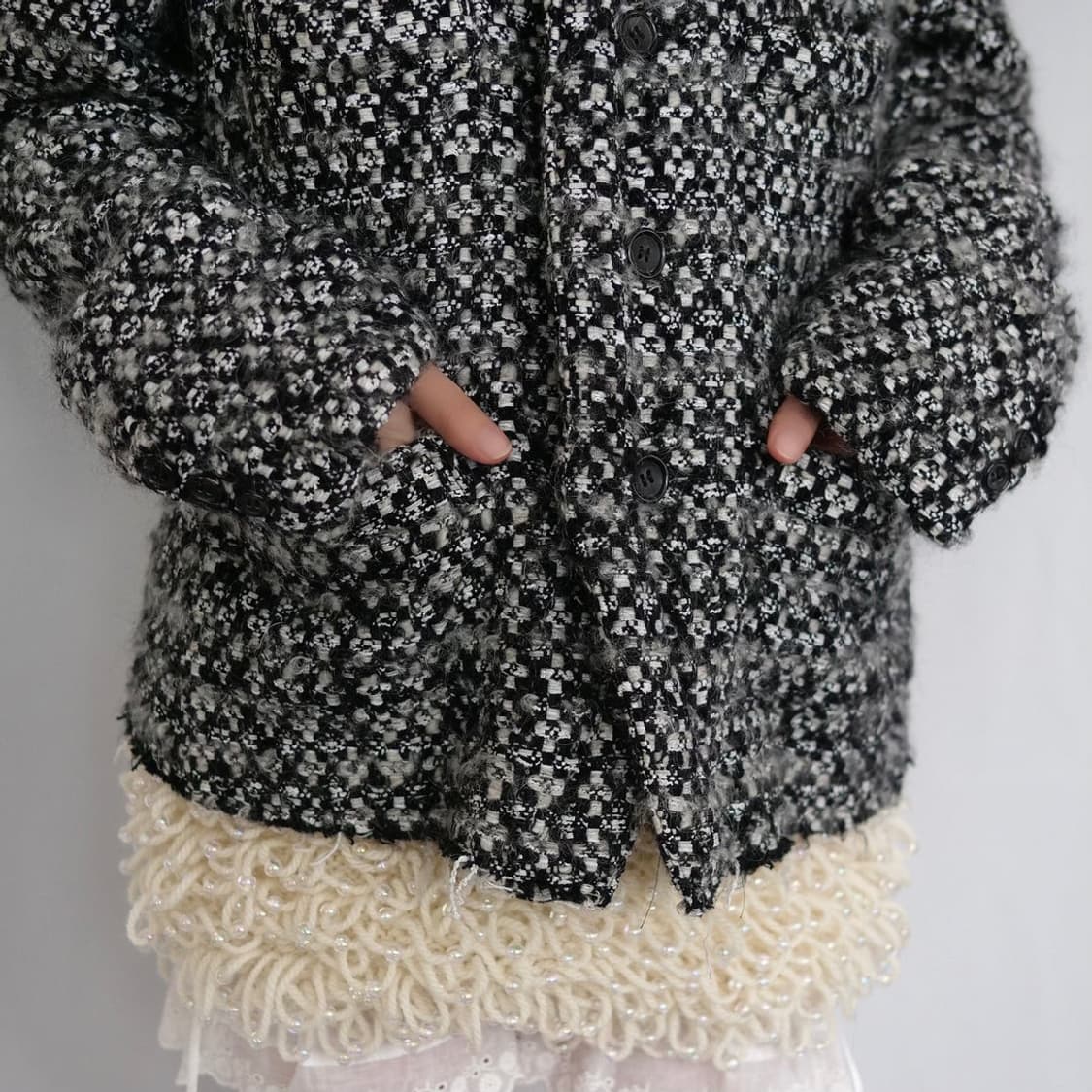 꼼데가르송 트위드 재킷 상품이미지4