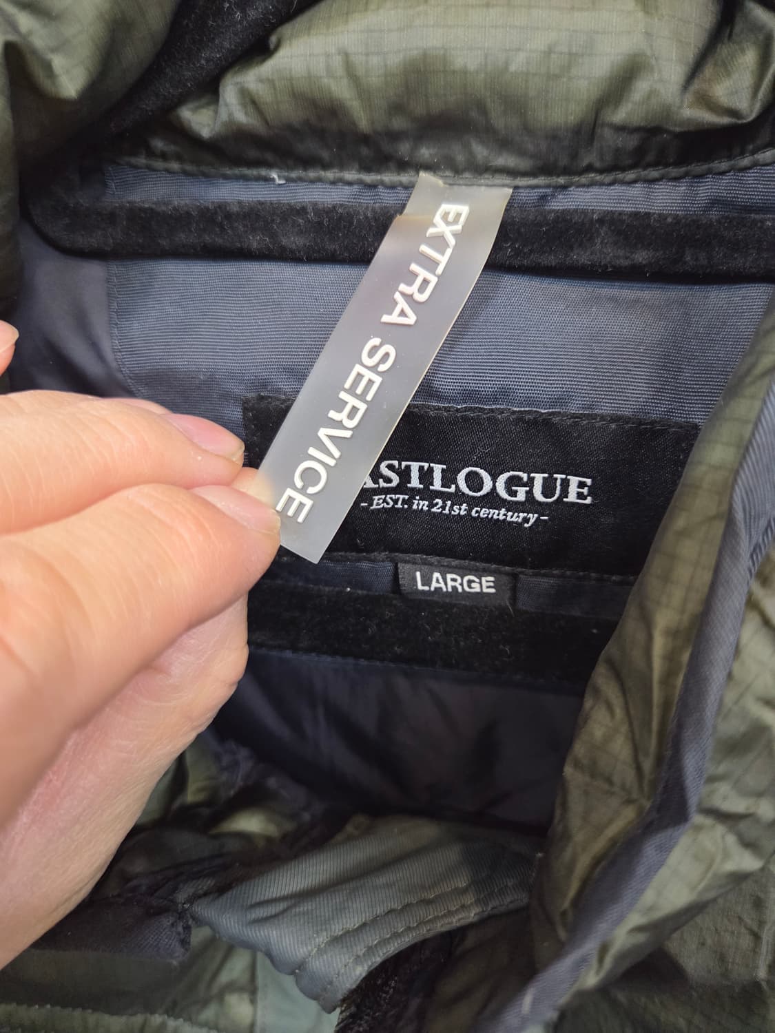 이스트로그 엑스트라서비스 다운 패딩조끼 L xl 상품이미지3