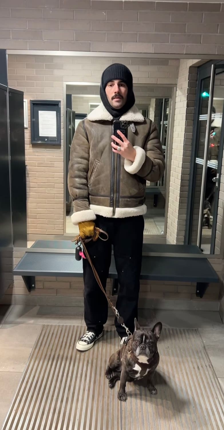 [L] vintage b-3 무스탕 자켓 상품이미지2