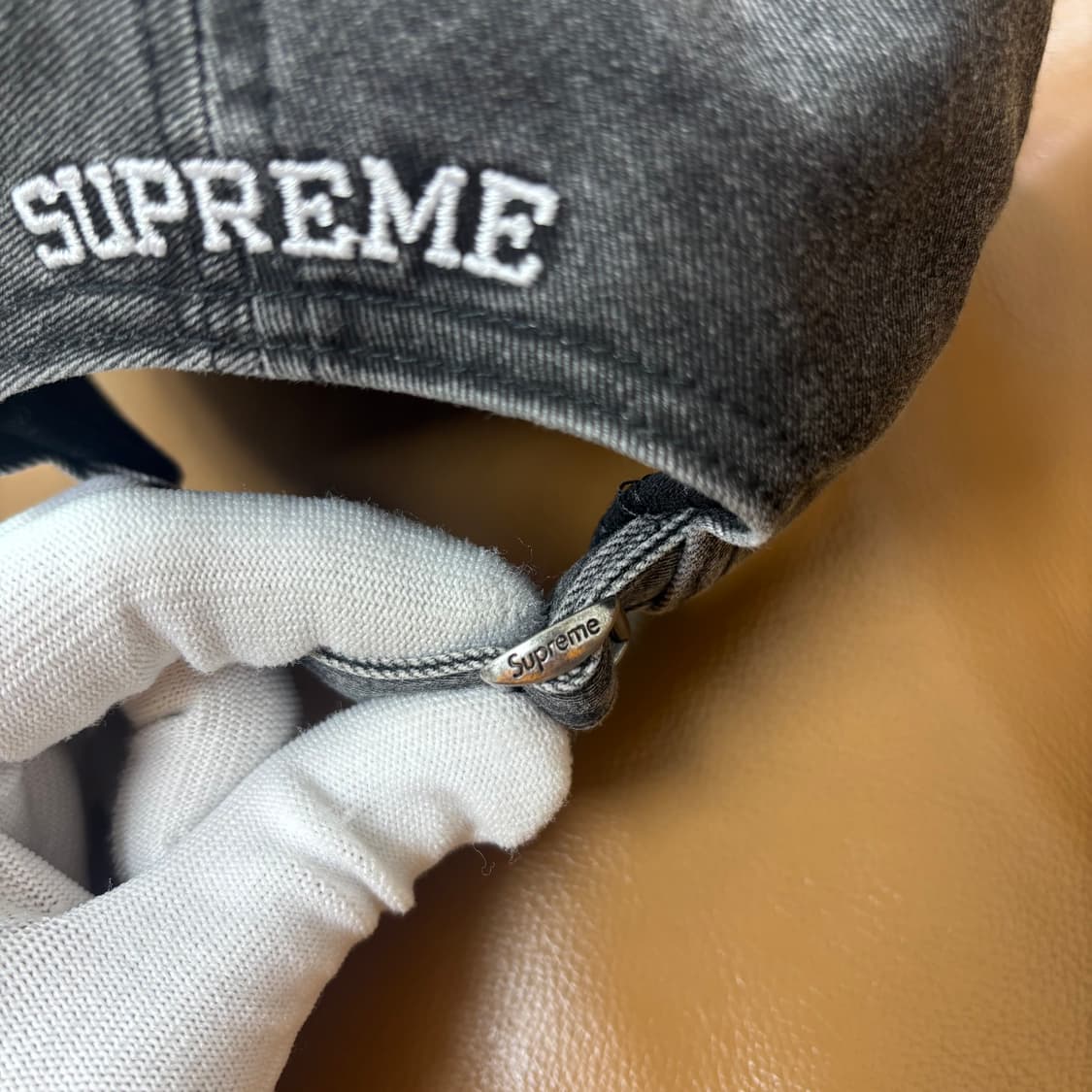 슈프림 S로고 6패널 볼캡 모자 20ss 피그먼트 블랙 상품이미지9