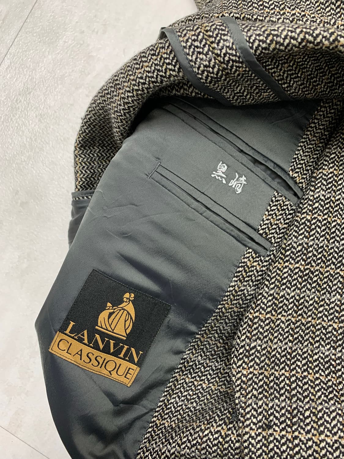 Lanvin 체크 블레이저 #278 상품이미지4