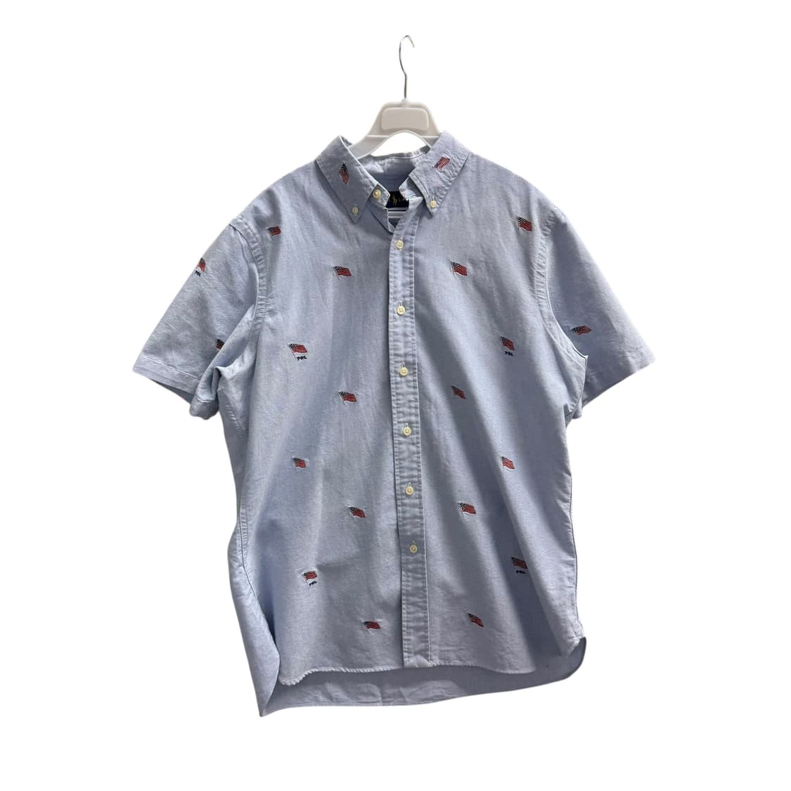 [M] 폴로 클래식핏 성조기 반팔 셔츠 상품이미지3