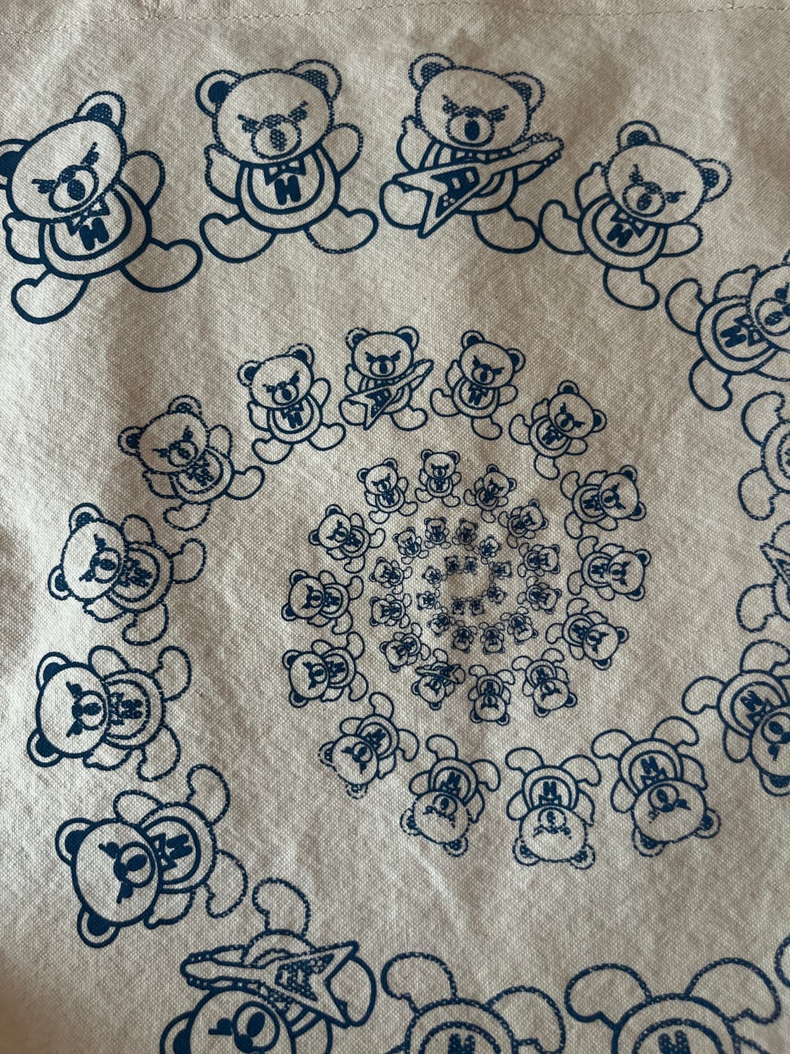 히스테릭 글래머 퍽베어 캔버스 토트백 상품이미지6