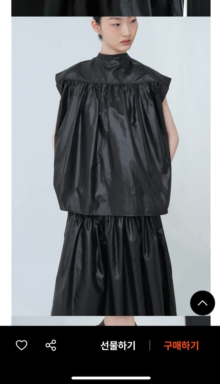 Pokofosca 포코포스카 글로시 버튼 셔츠 상품이미지3