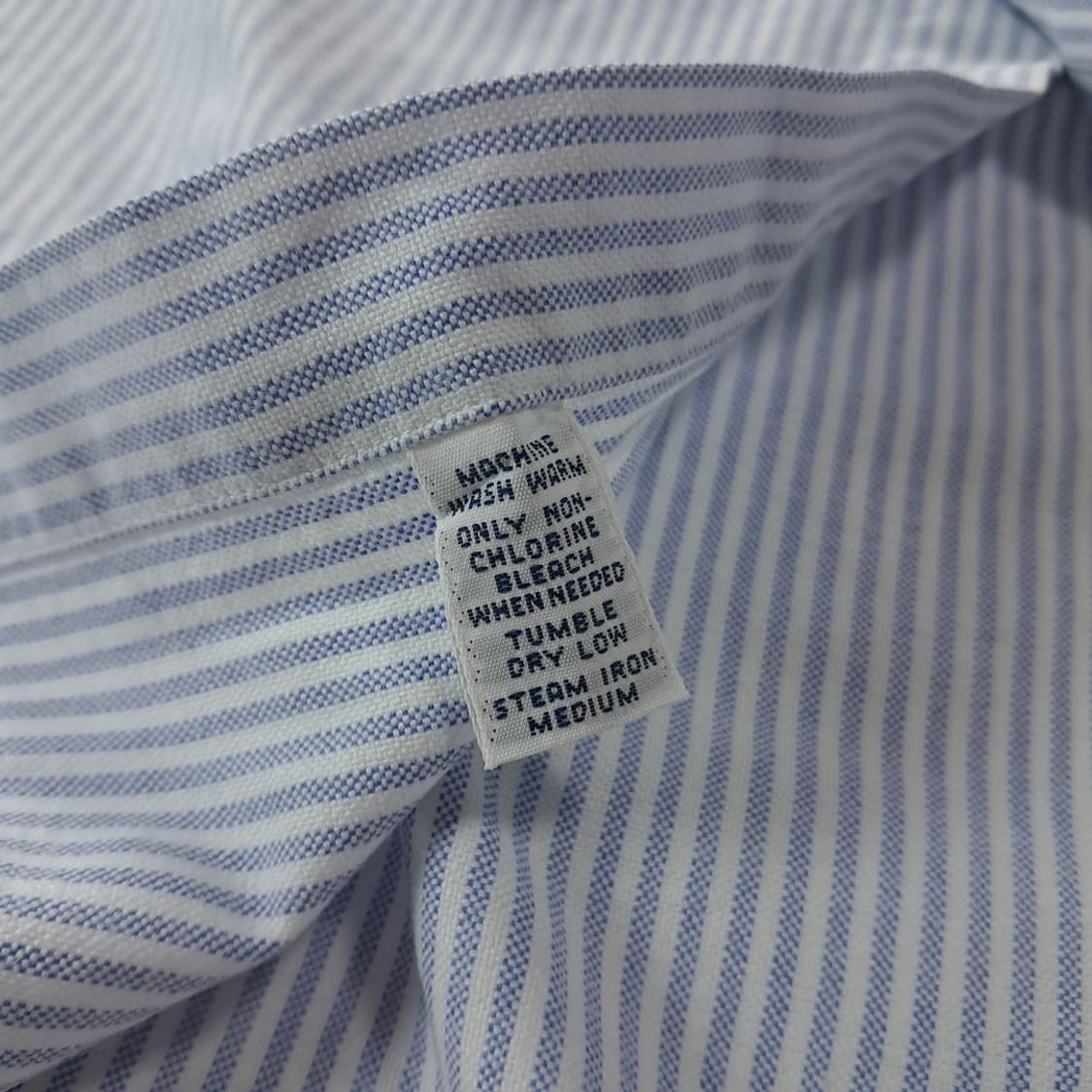 CK625 XL 폴로 90s 클래식 블루 스트라이프 셔츠 남방 상품이미지5