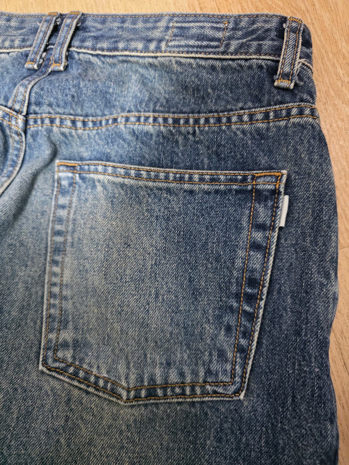 인더로우 5포켓 워시드 데님 팬츠 상품이미지6