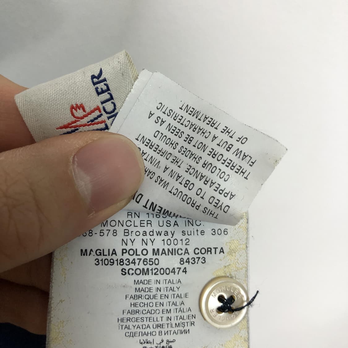 몽클레어 정품 와펜패치 pk티 상품이미지7