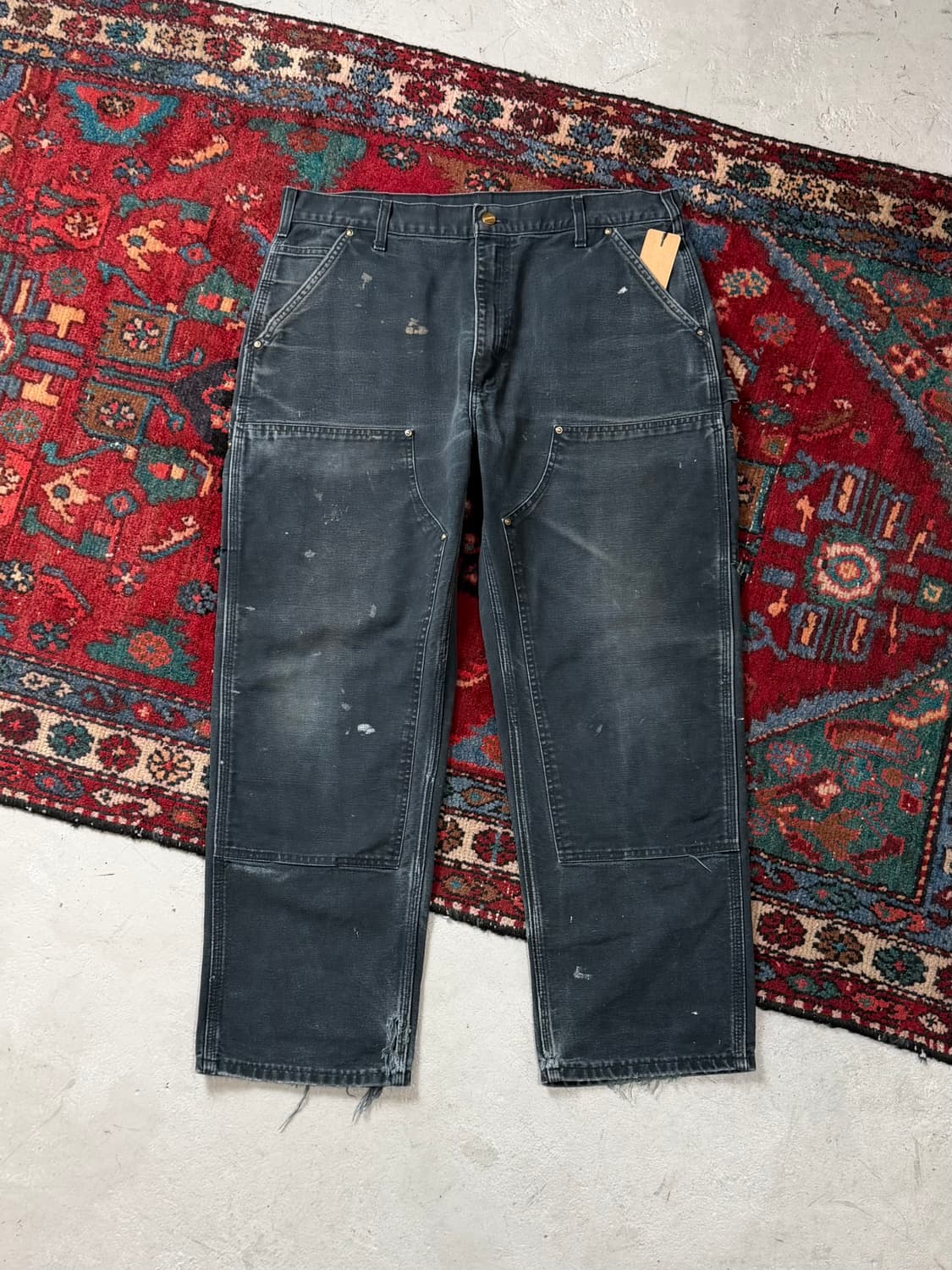 OG USA Made 칼하트 더블니 블랙 칼하트 B01 썩블니 상품이미지1