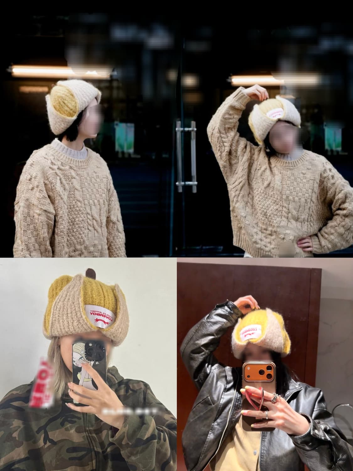 찰스 제프리 러버보이 옐로우 바나나 비니 모자 상품이미지3