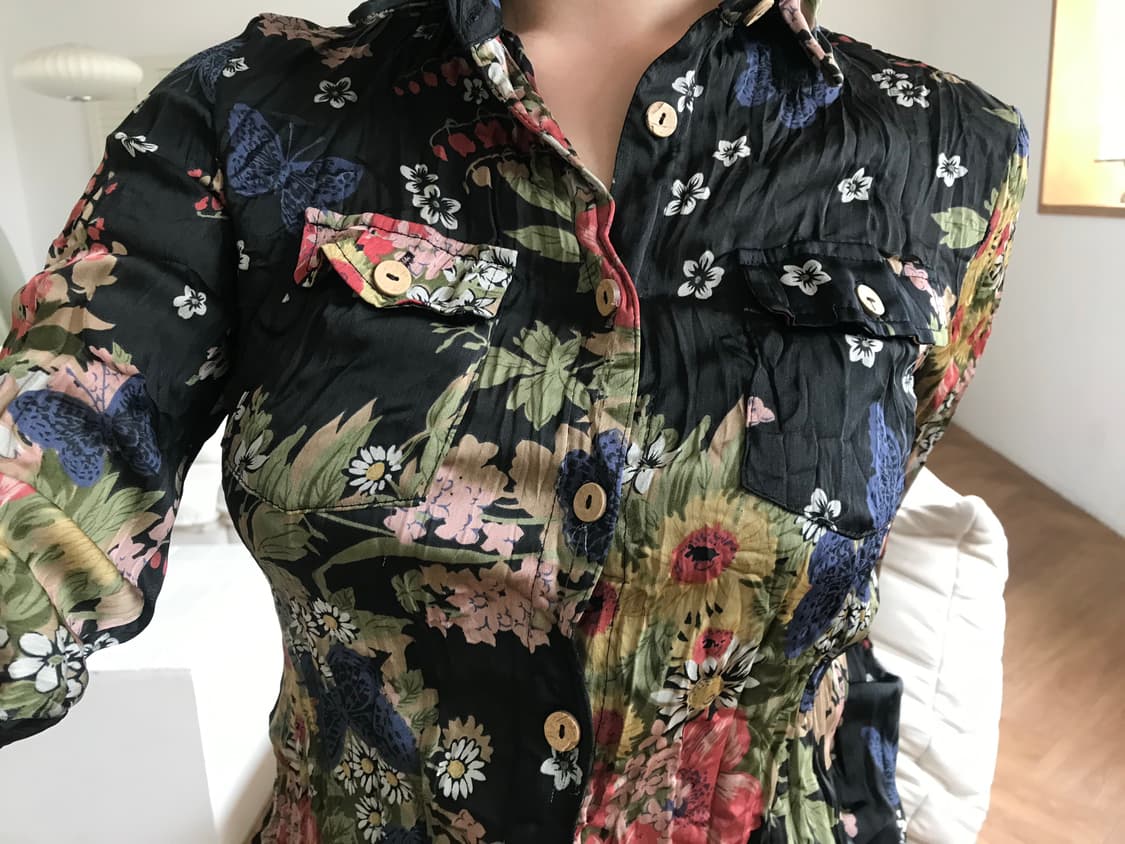 vintage pattern blouse 상품이미지4