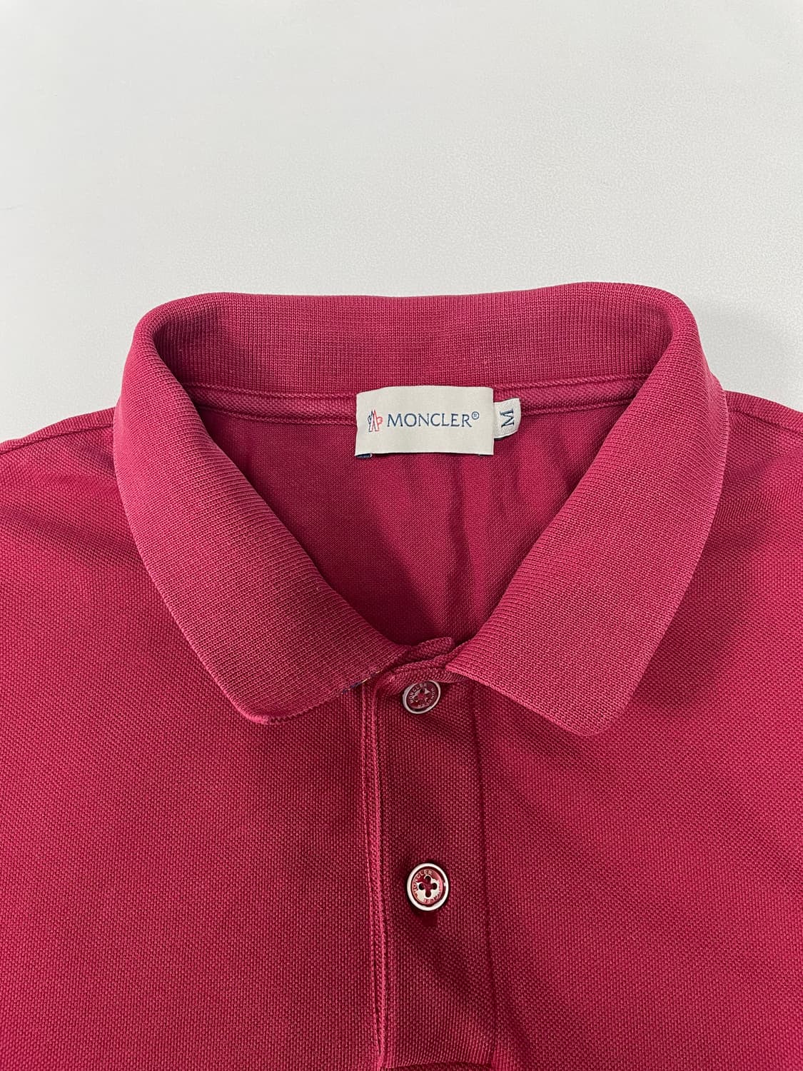 [M] 몽클레어 와펜 패치 코튼 PK 카라 반팔 티셔츠 상품이미지7