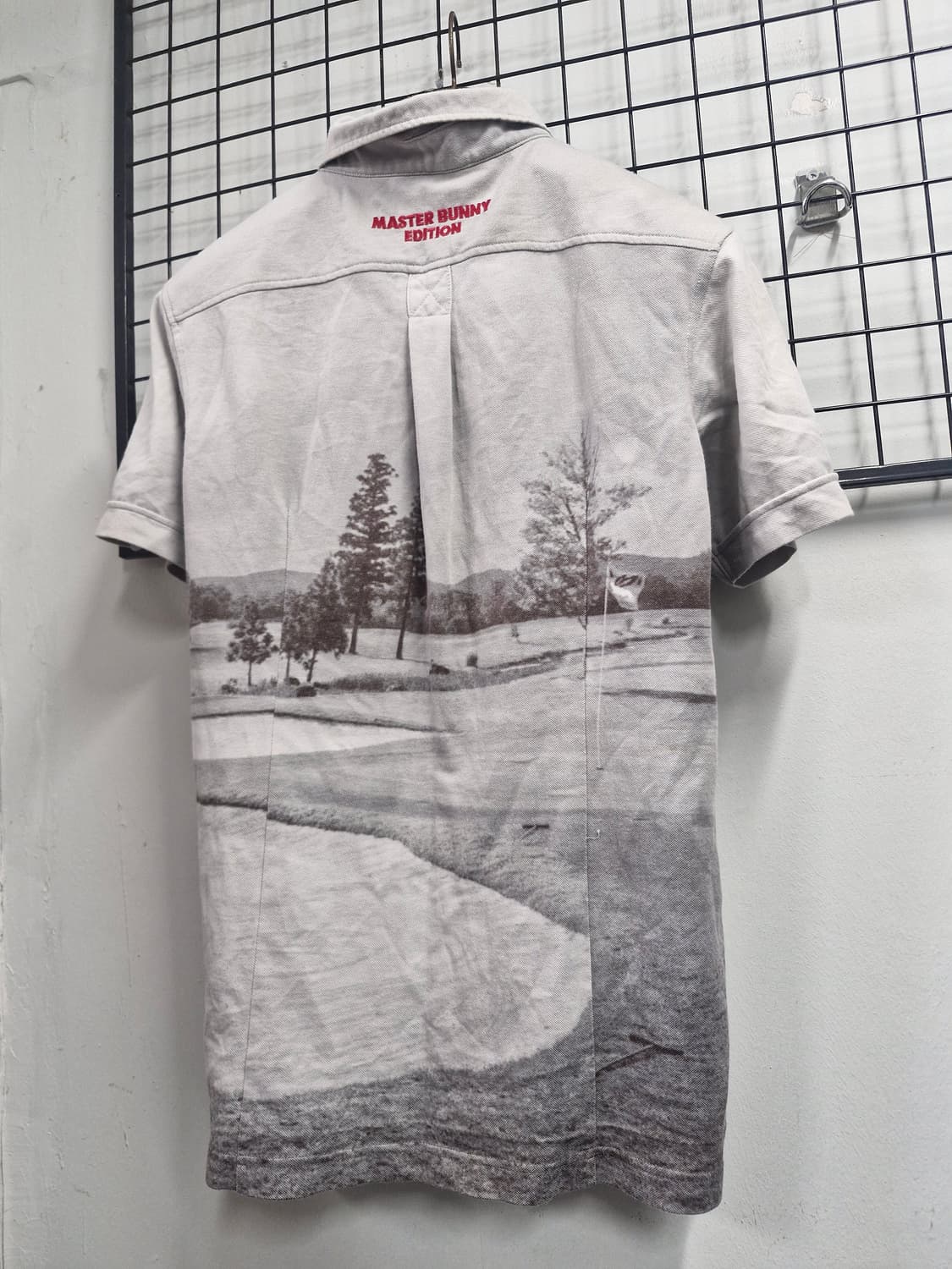 100-105XL 마스터바니에디션 프린팅 카라 반팔티. 상품이미지7