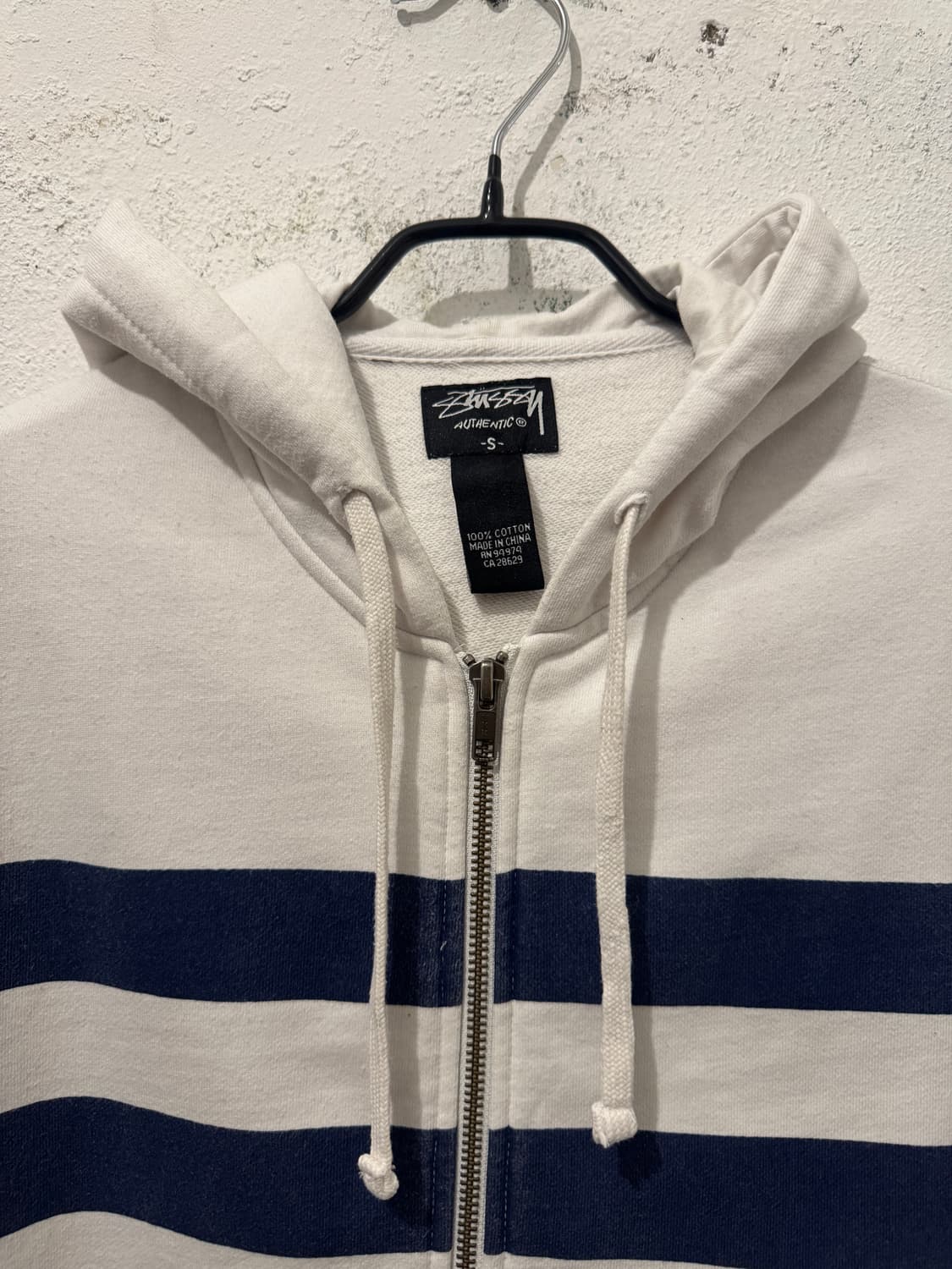 Stussy 스트라이프 후드집업 상품이미지2