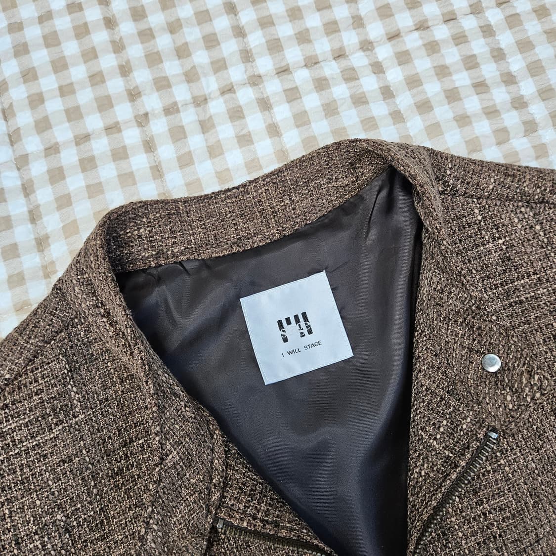 stage 크롭 간절기 자켓 남자100 상품이미지2