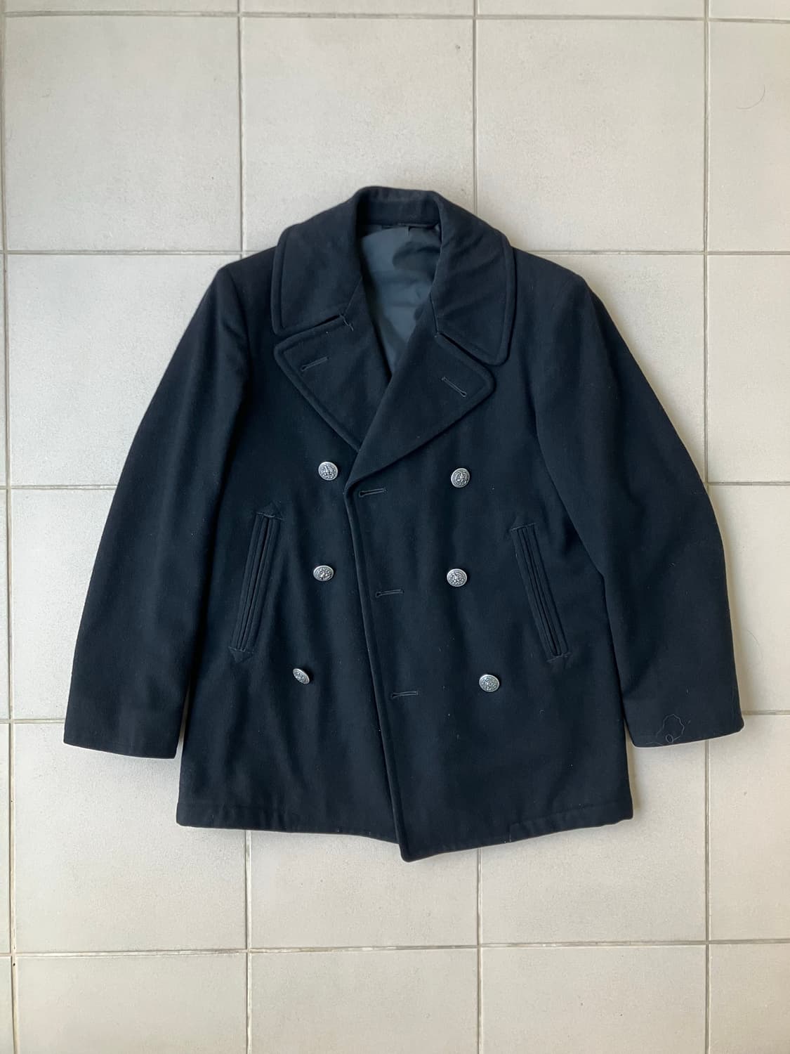 80s u.s.n us navy 오리지널 미해군 피코트 상품이미지1