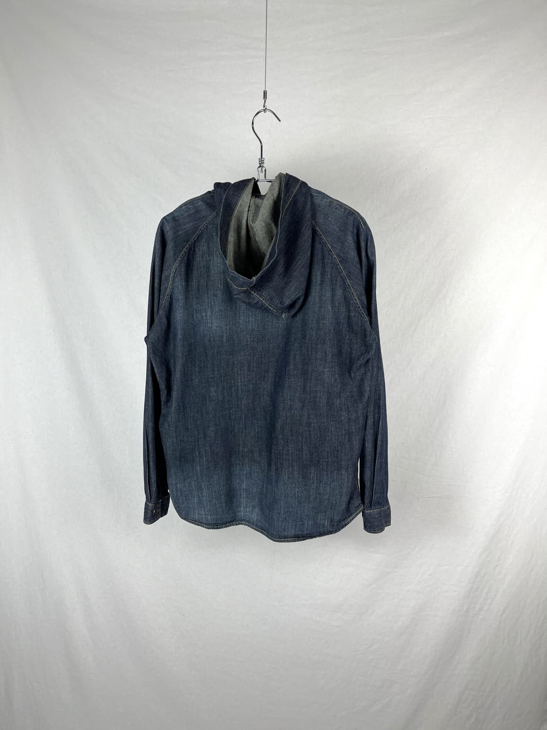 Vintage 데님 후드 셔츠  상품이미지3