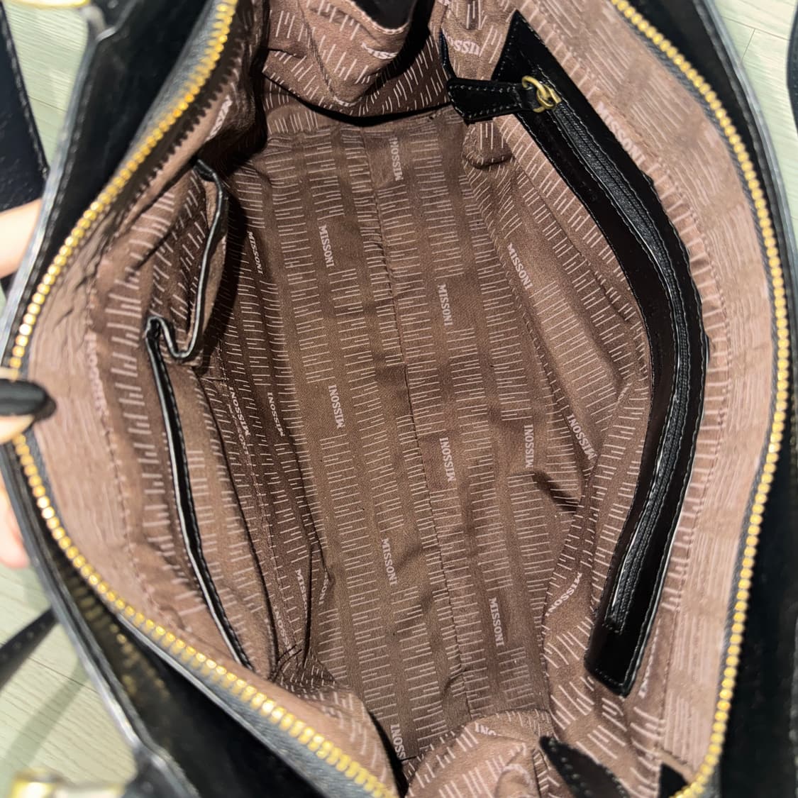 미쏘니 레더 숄더백 상품이미지4