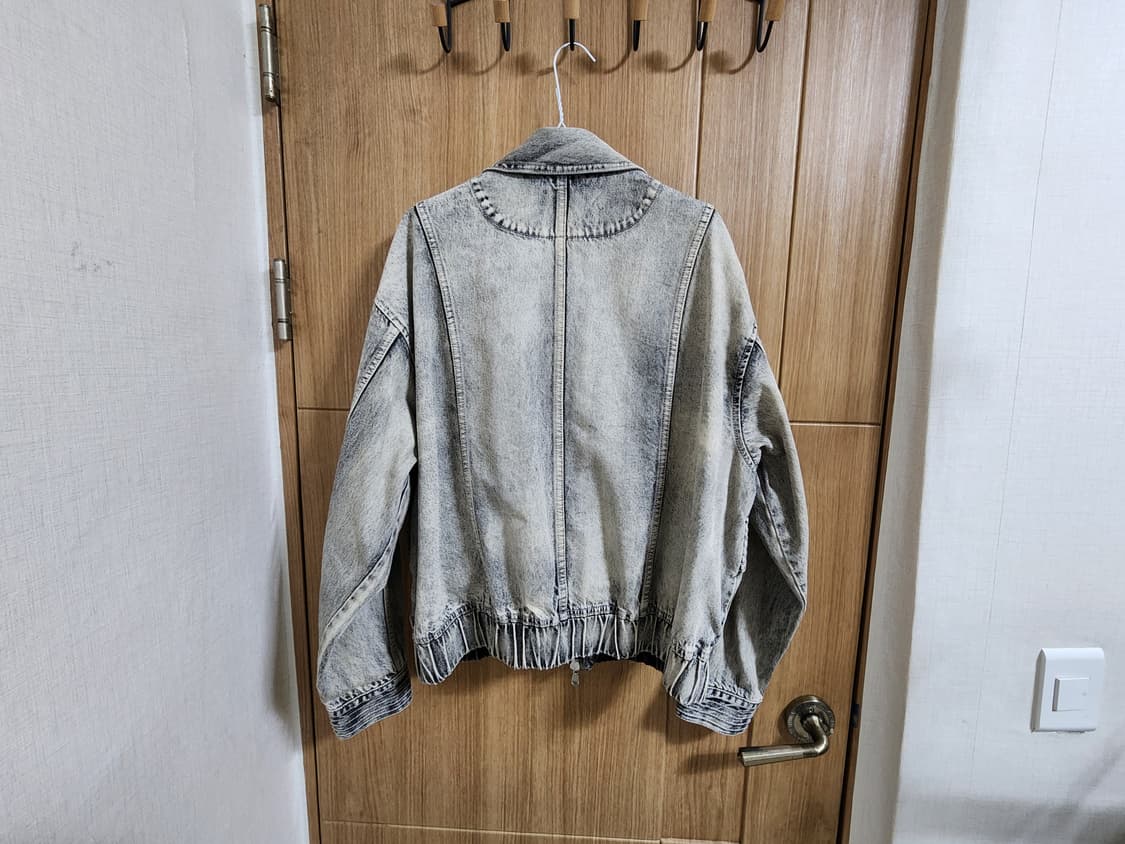 (S)메종미네드 빈티지워싱 데님 봄버 자켓 상품이미지3
