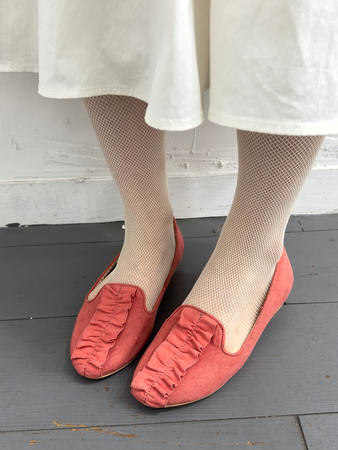 frill suede shoes 상품이미지1