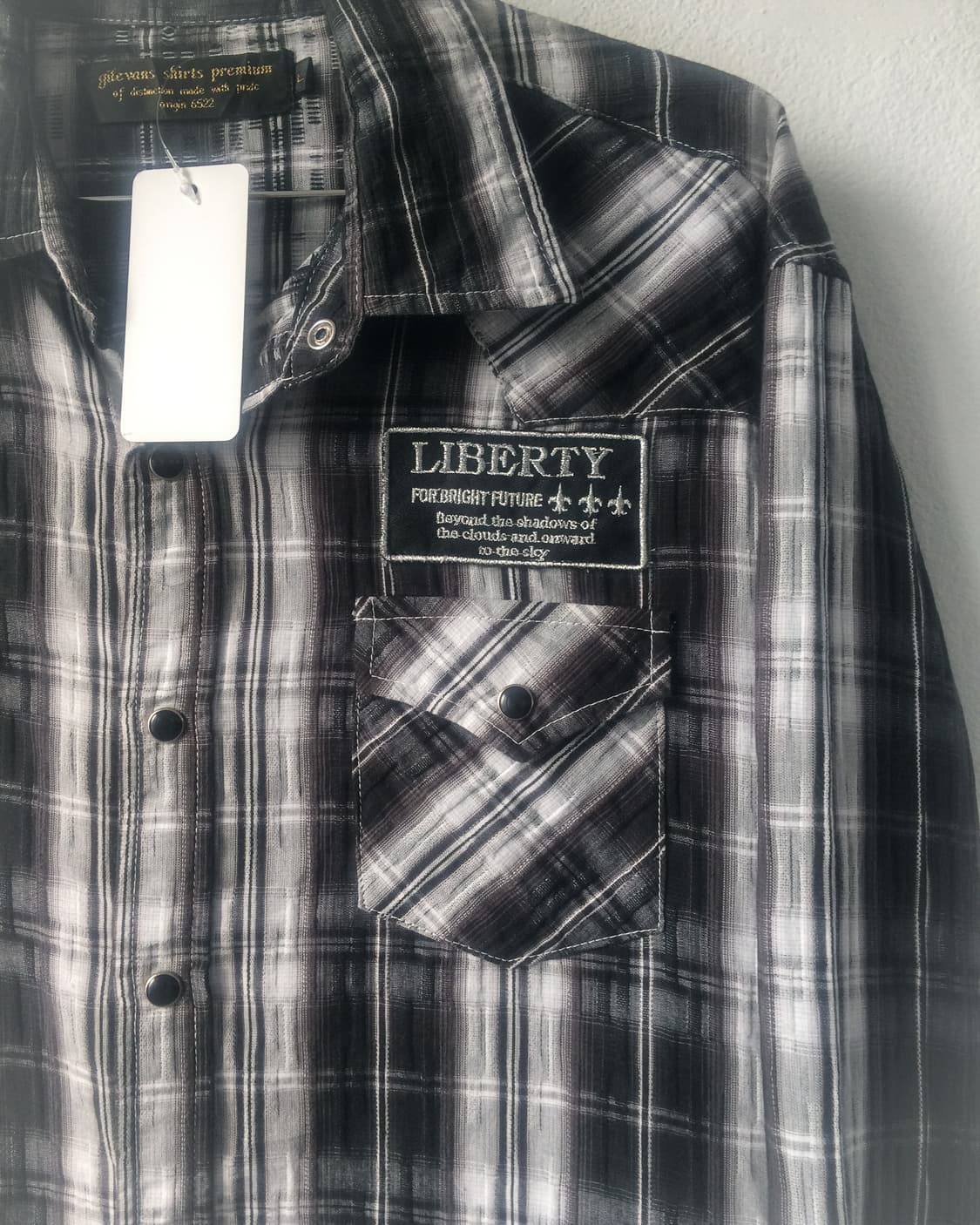 Pocket point check pattern shirt 상품이미지4