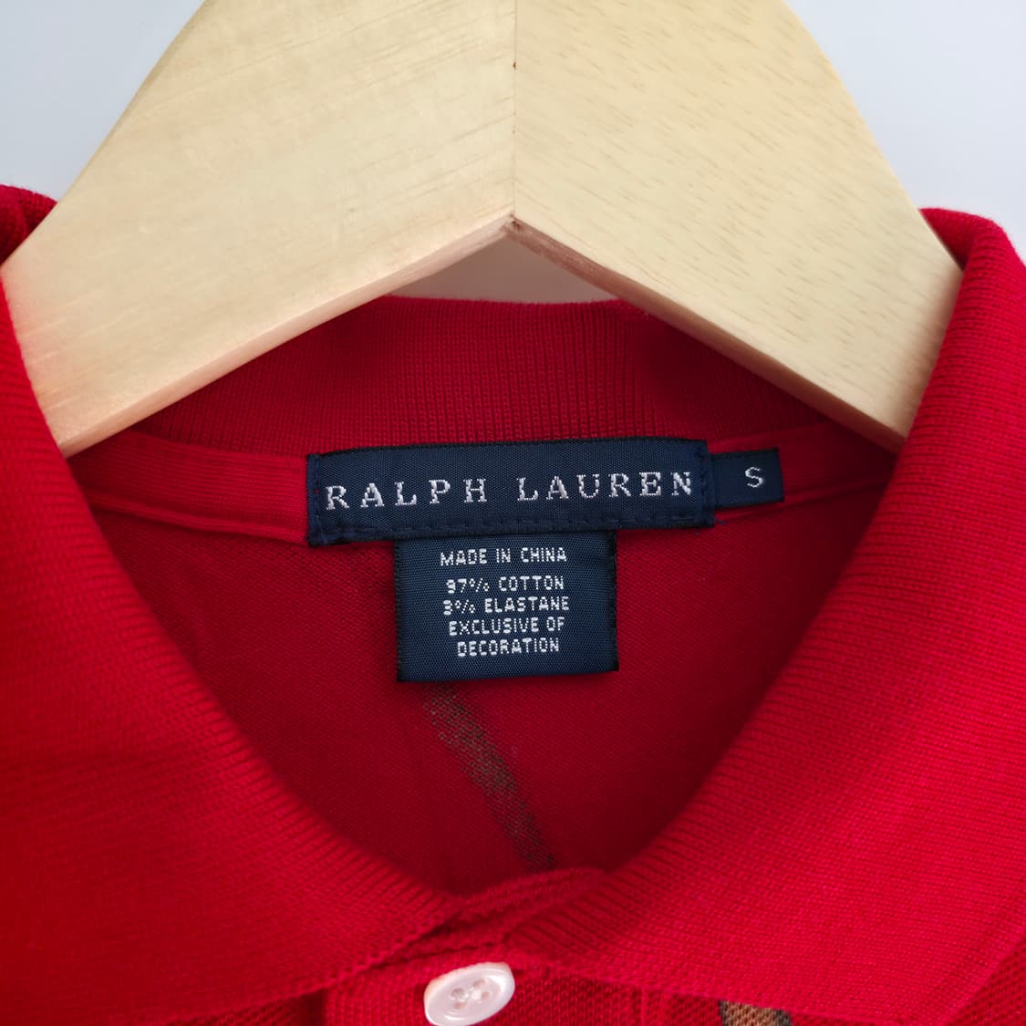 [S]폴로  랄프로렌 레드 카라티 상품이미지5