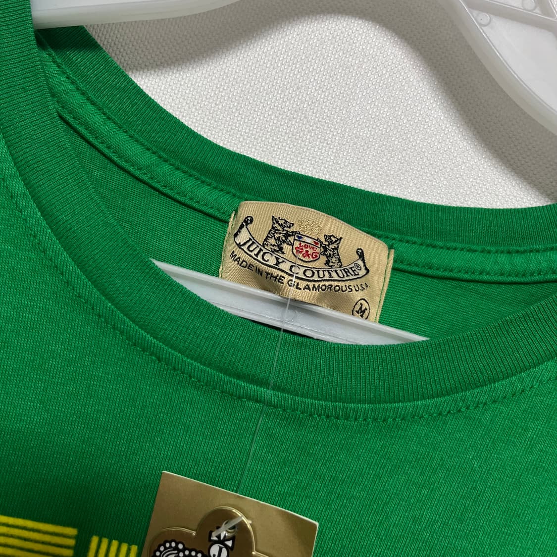 쥬시꾸뛰르 그린 반팔 티셔츠 m 상품이미지2