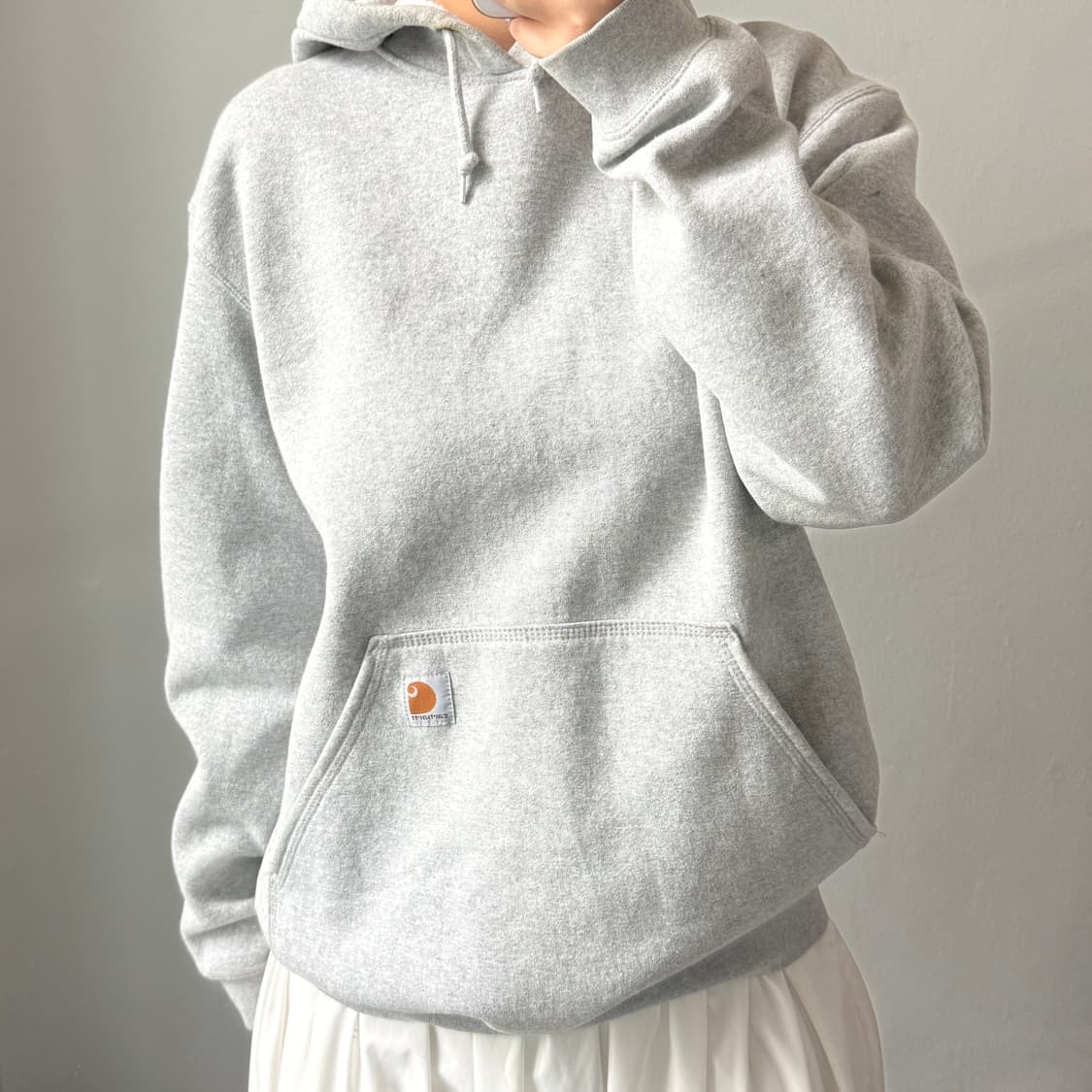 [M] 칼하트 그레이 후드티 상품이미지2