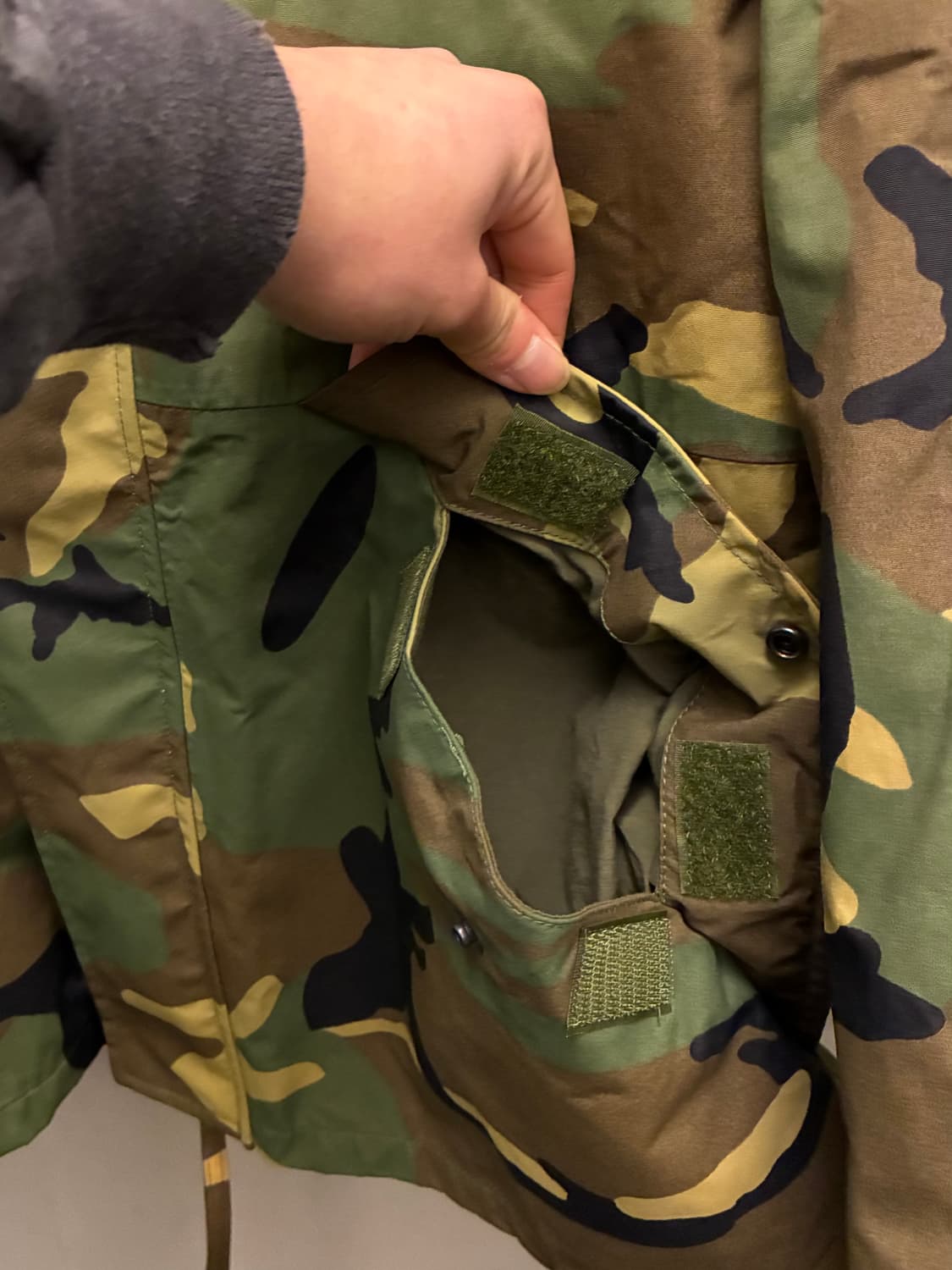 (M/R)USA ECWCS 미군 우드랜드 밀리터리 파카 고어텍스 상품이미지6