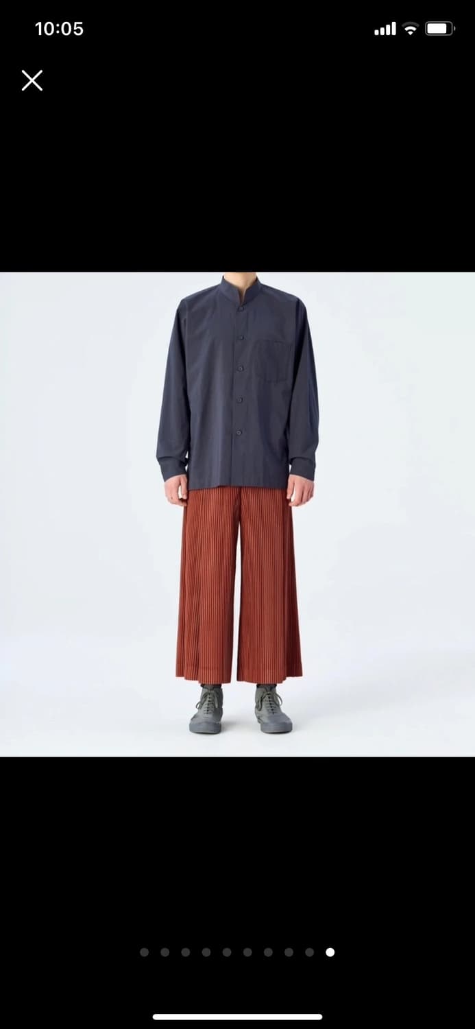 옴므플리세 하카마 슬레이트그레이 1 상품이미지2