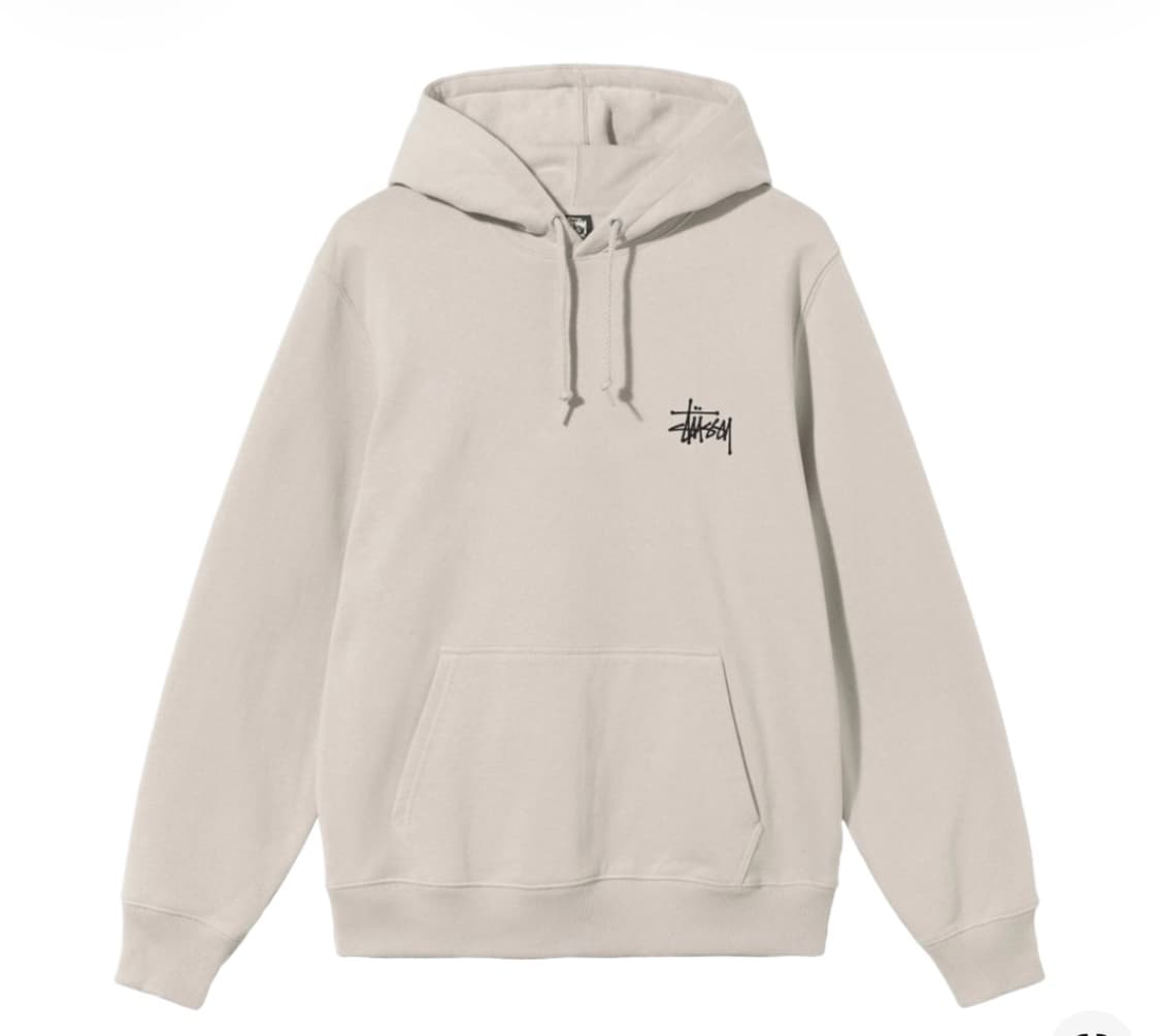 스투시 베이직 후드 스모크 상품이미지2