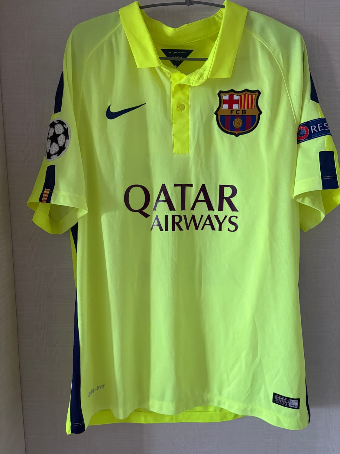 14-15 바르셀로나 써드 메시 유니폼 챔스 정품 상품이미지2