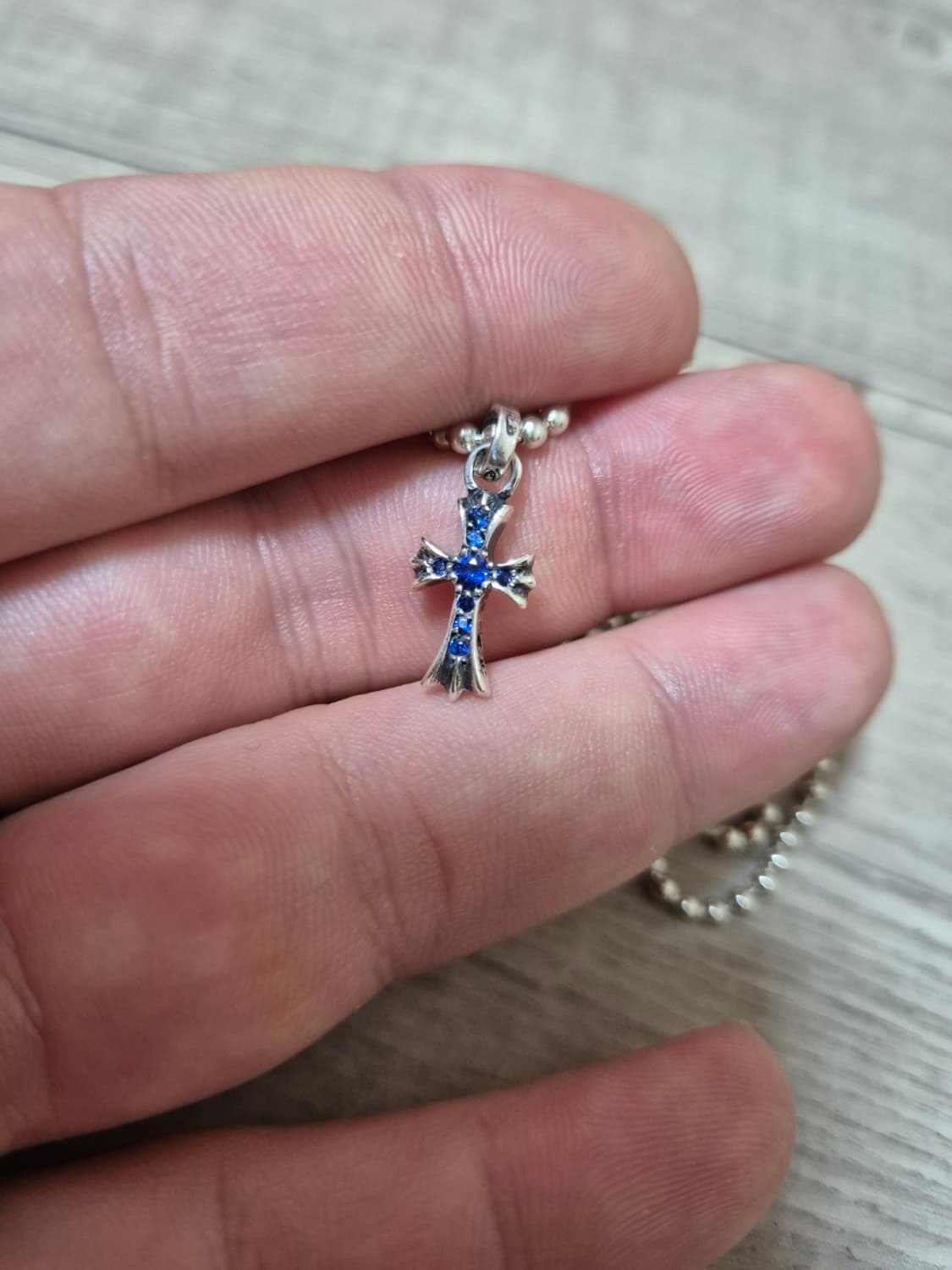 [Os] 크롬하츠 베이비펫 사파이어 파베 오리지널 상품이미지2