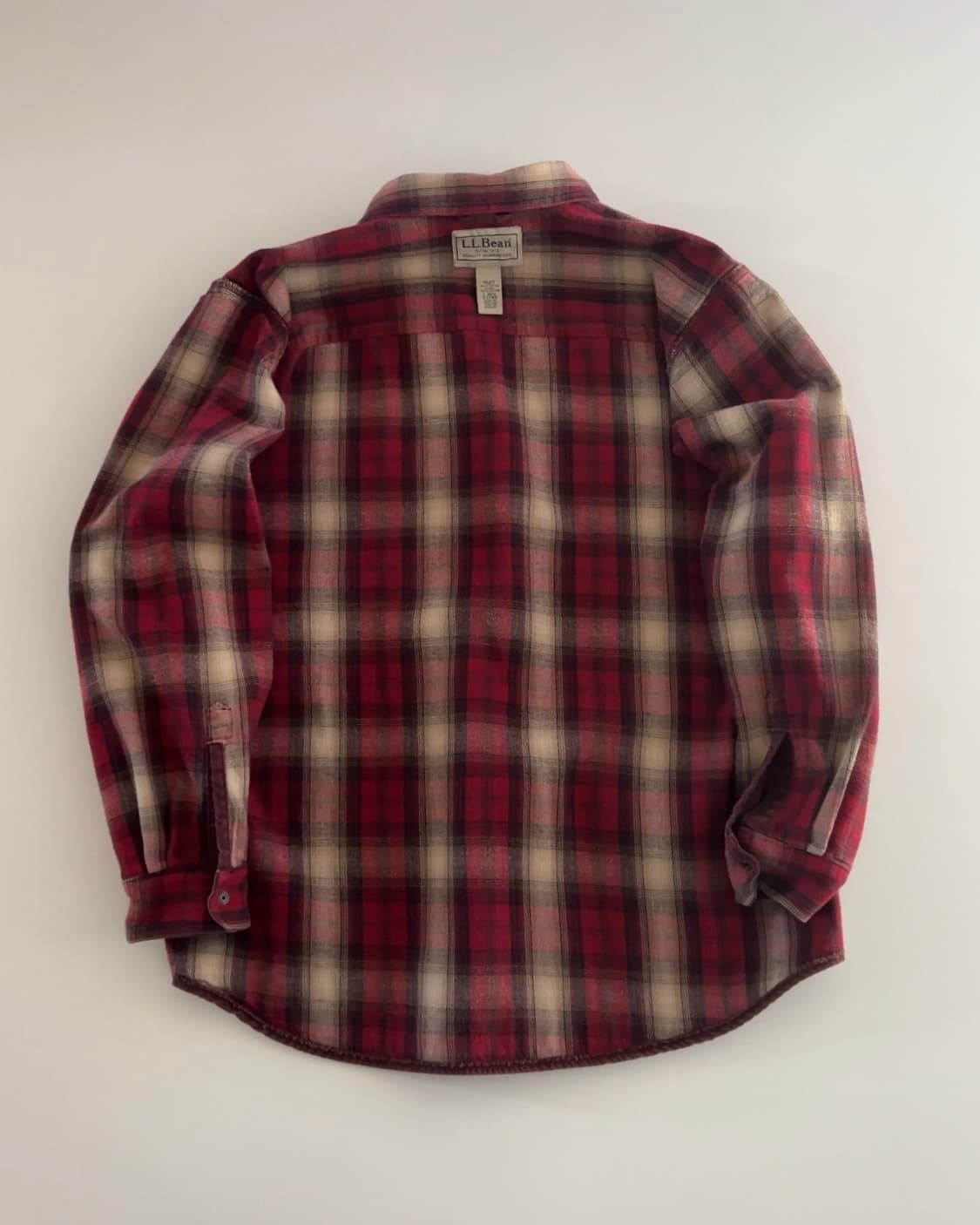 엘엘빈 버건디 워크셔츠 자켓 L 상품이미지5