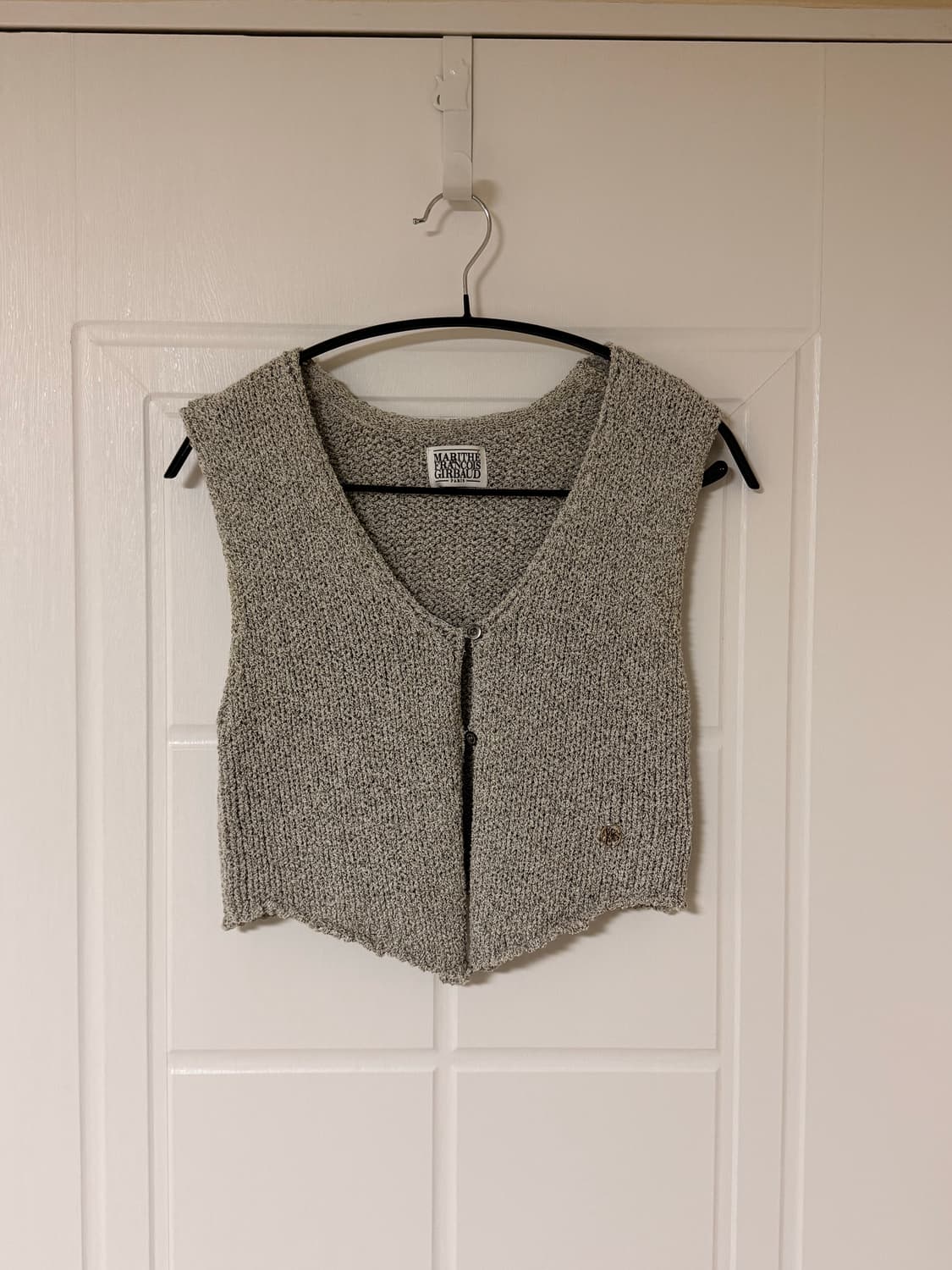 마리떼 니트 베스트 조끼 오트밀 free size 상품이미지2
