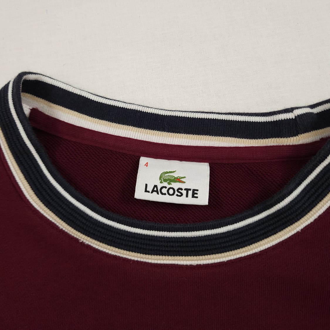L(100) 라코스테 크루넥 니트 상품이미지4