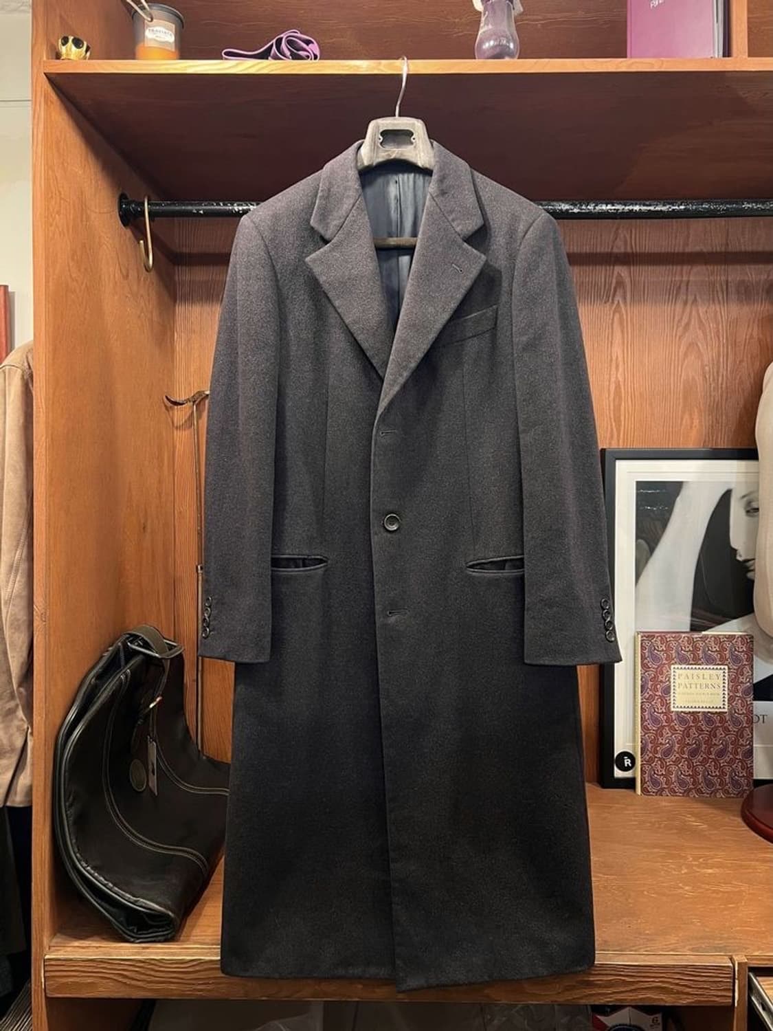 아르마니 꼴레지오니 캐시미어 코트 상품이미지2