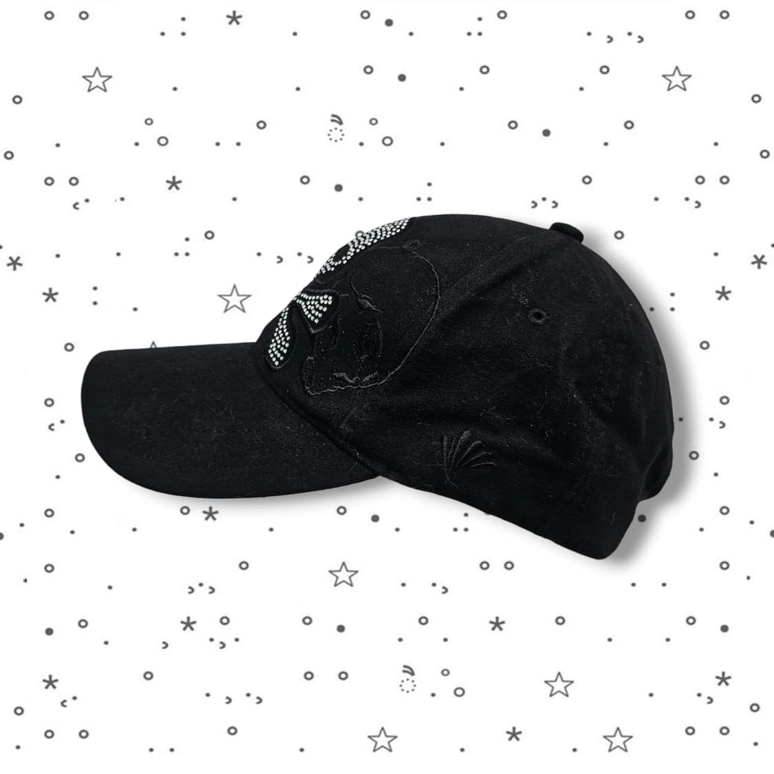  VTG 스와로브스키 스컬 캡 상품이미지5