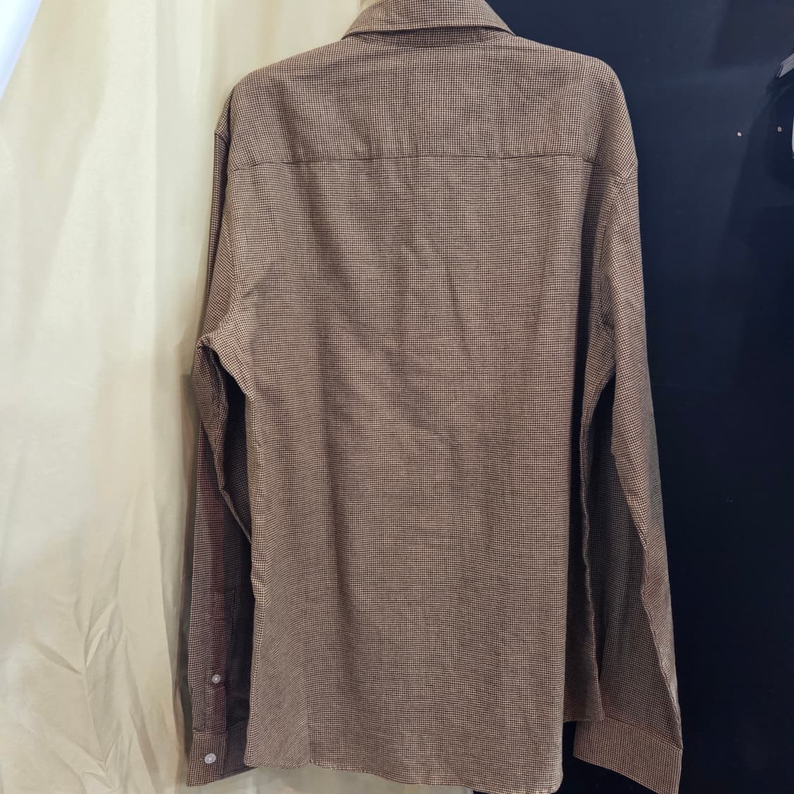 클럽모나코 f/w 브라운 체크 셔츠 상품이미지2