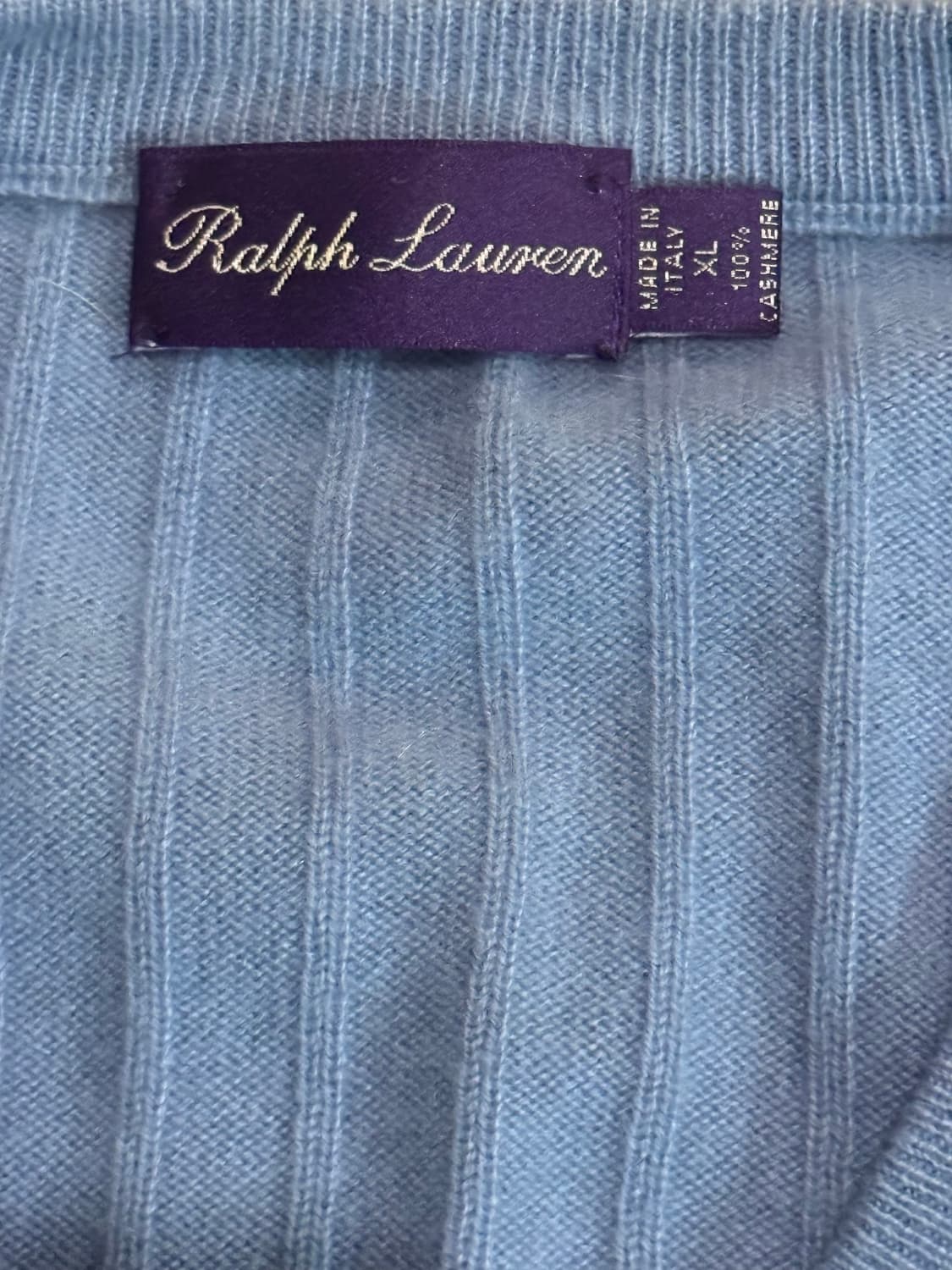 폴로 퍼플라벨 캐시미어 브이넥 니트 상품이미지4