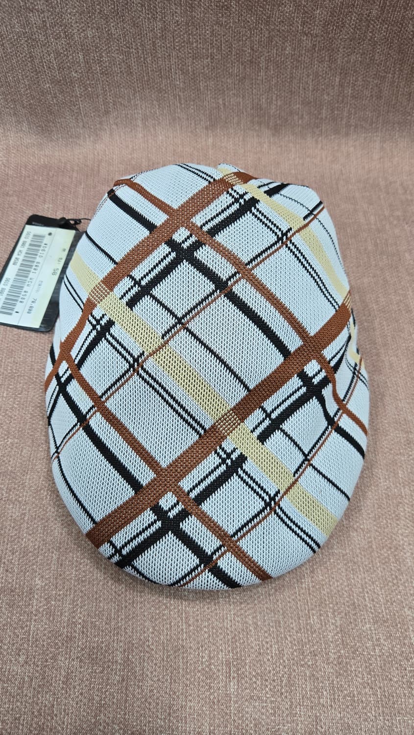 닥스 새상품 - 58싸이즈 체크헌팅캡 상품이미지1