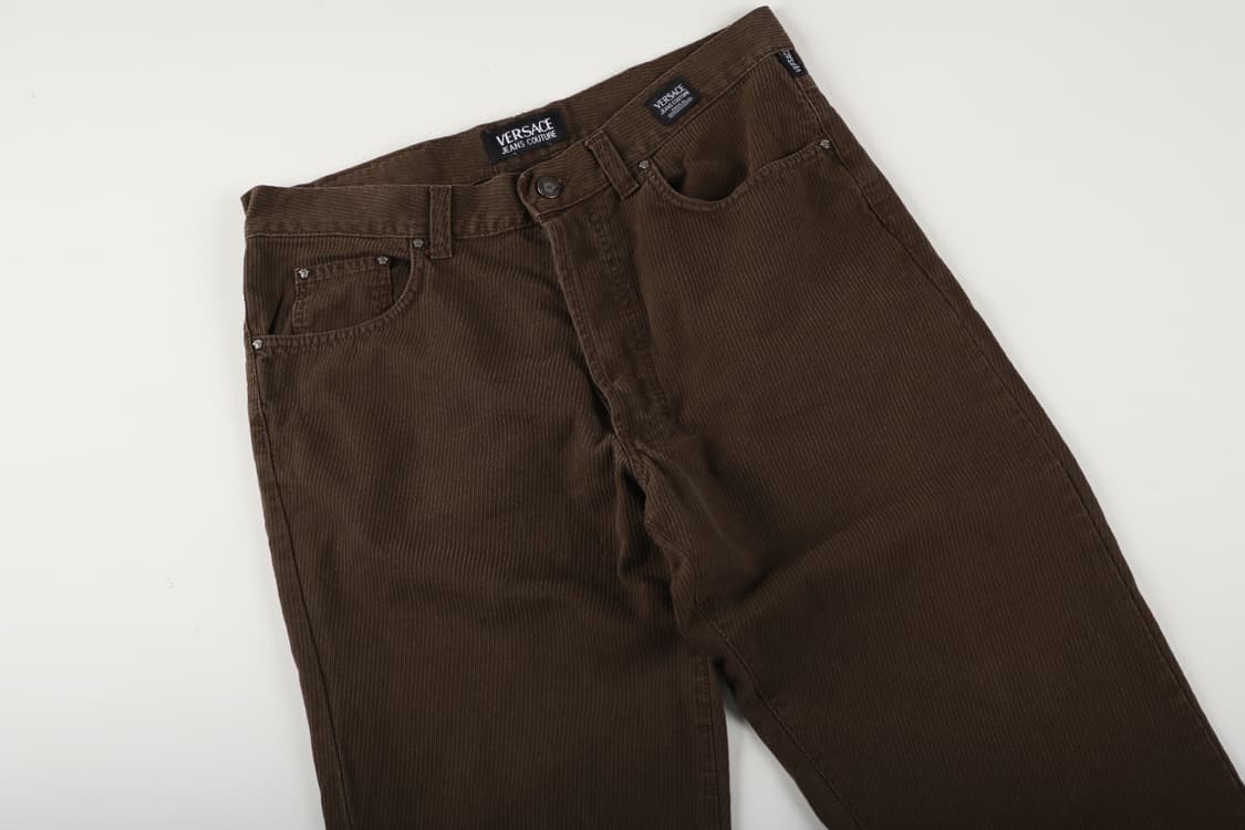 [34인치] 90's 베르사체 코듀로이 팬츠 상품이미지2